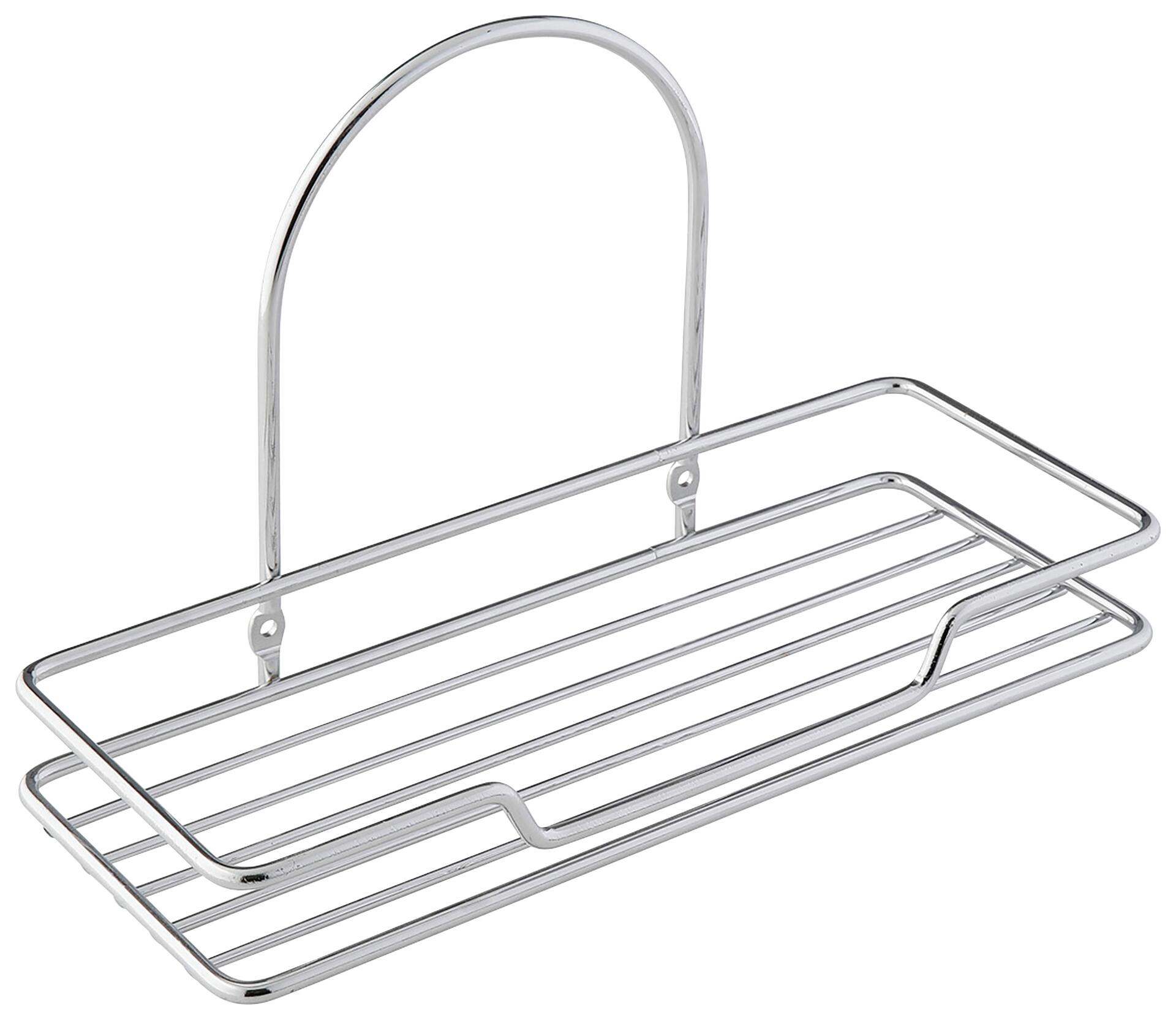 Wandregal Chrom Chrom B/H/L: ca. 10x15x25 cm