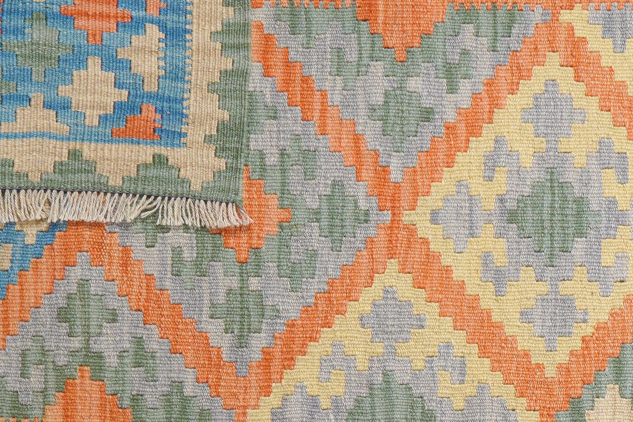 PersaTepp Teppich Kelim Gashgai blau B/H/L: ca. 107x1x141 cm