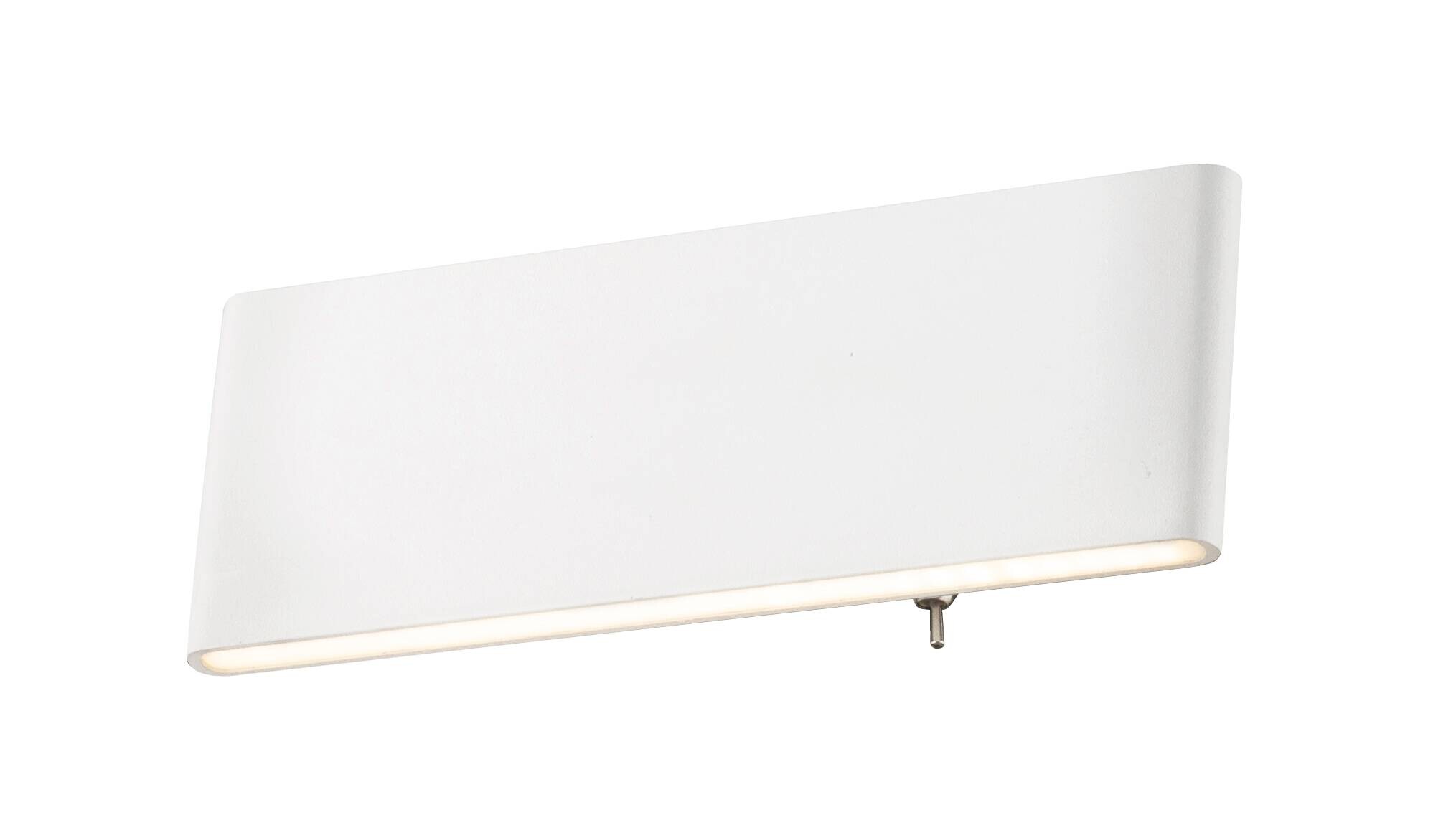 GLOBO LED-Wandleuchte weiß Aluminium B/H: ca. 22,5x8 cm