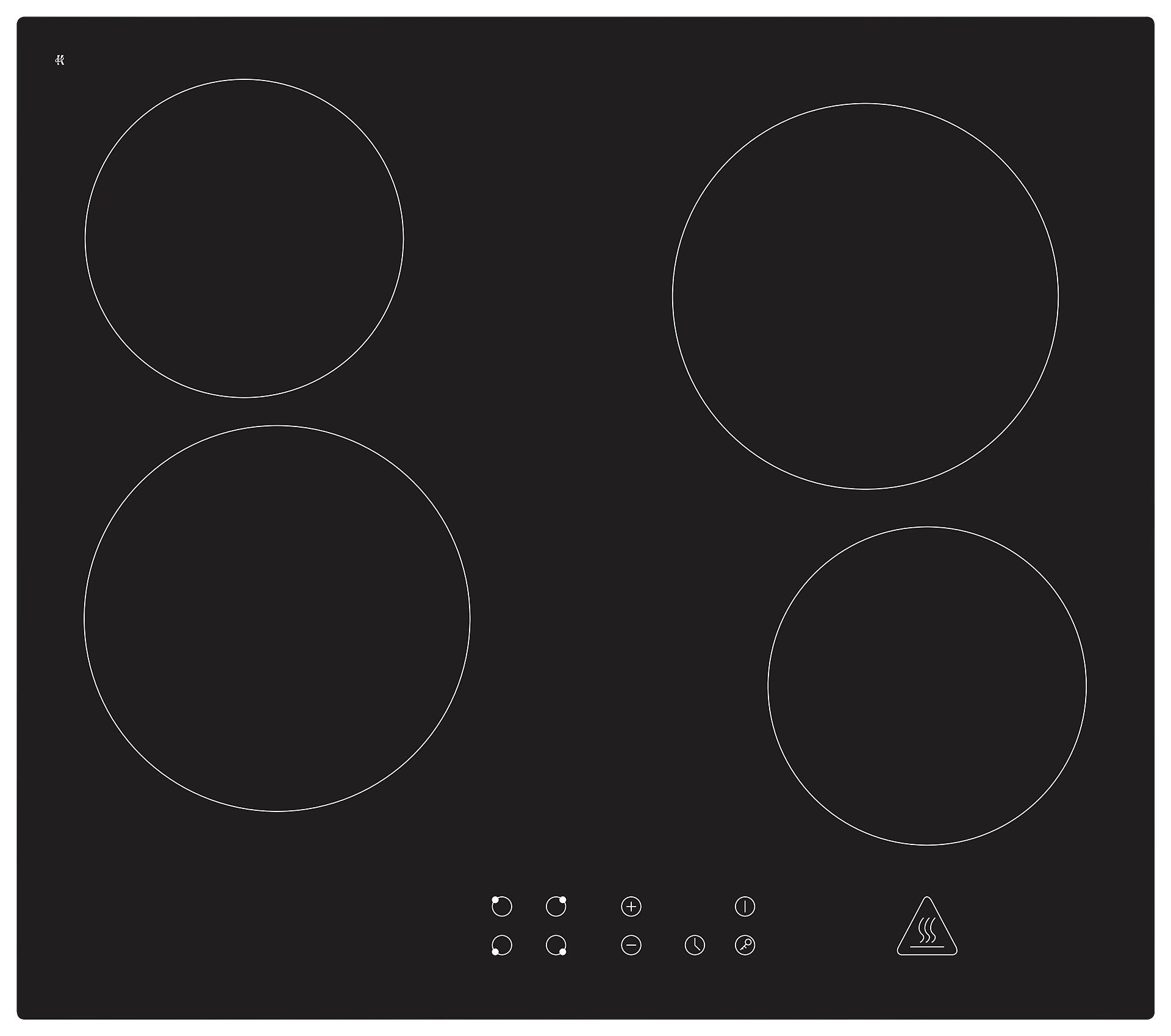 Respekta Küchenblock Amanda schwarz Hochglanz B/H/T: ca. 310x200x60 cm