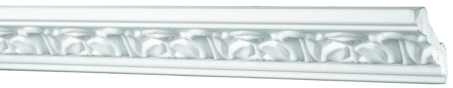 Zierprofil weiß B/H/L: ca. 5x5x200 cm