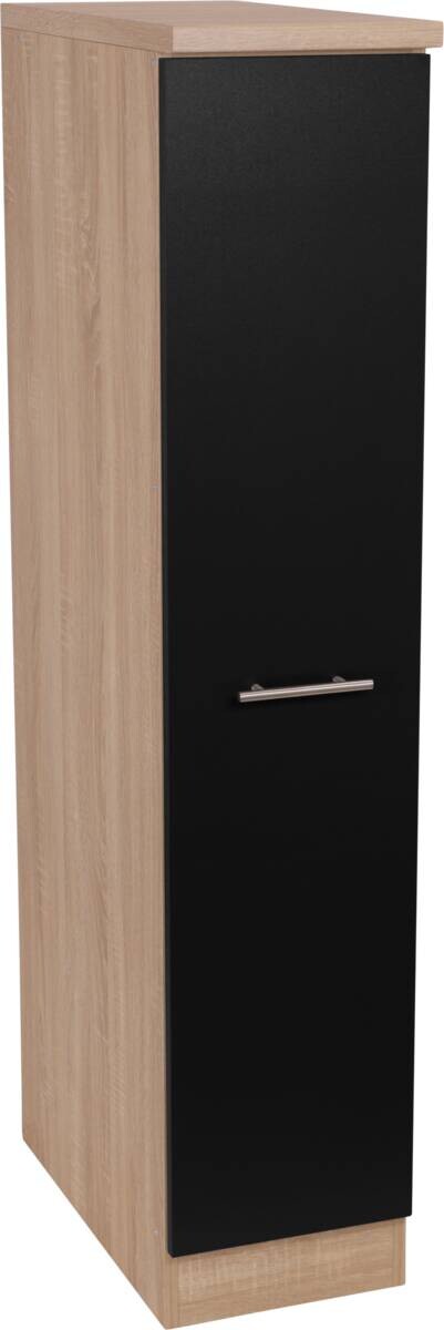 Apothekerschrank Merle schwarz B/H/T: ca. 30x145x60 cm