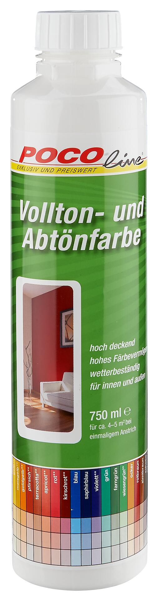 POCOline Vollton- und Abtönfarbe weiß ca. 0,75 l