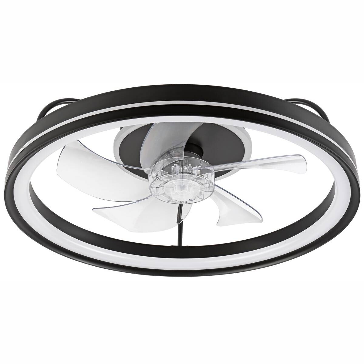 Lamkur LED-Deckenventilator Falco schwarz H/L: ca. 17x50 cm max. 40 W
