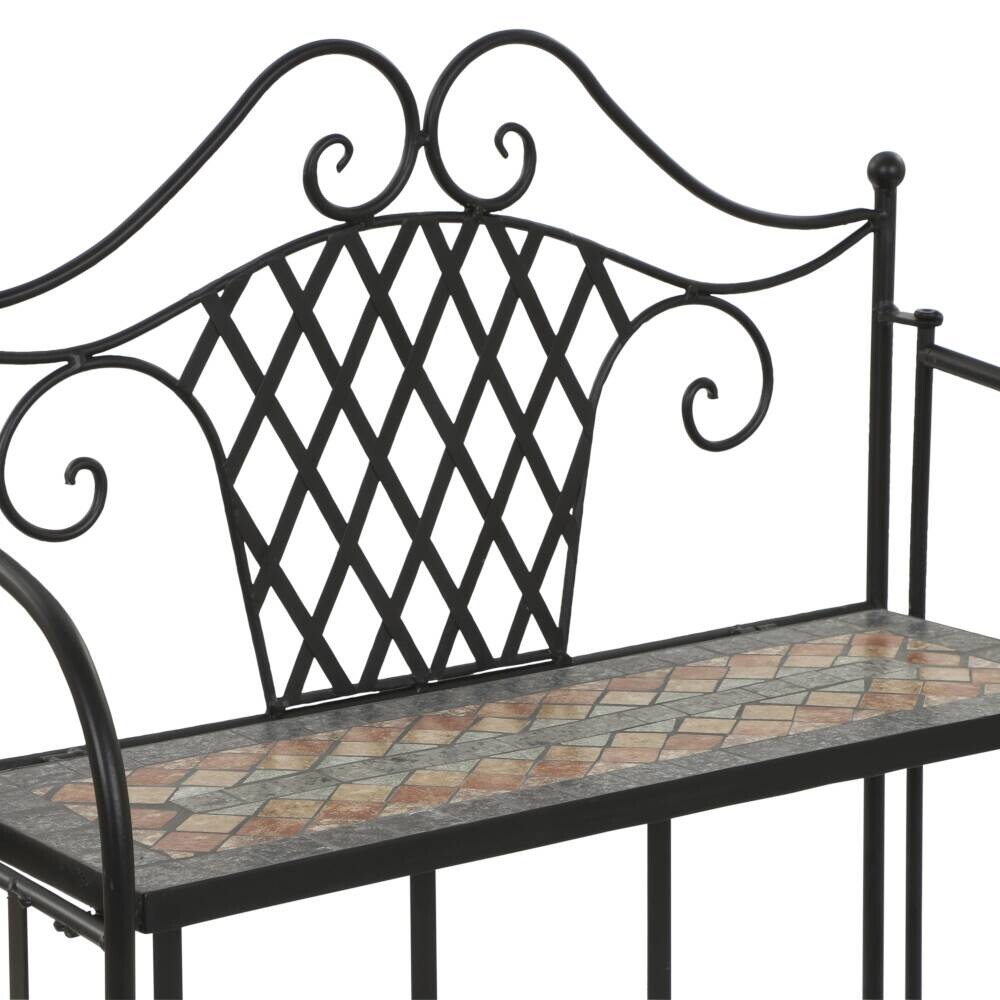 Gardamo Gartenregal PRATO schwarz Eisen