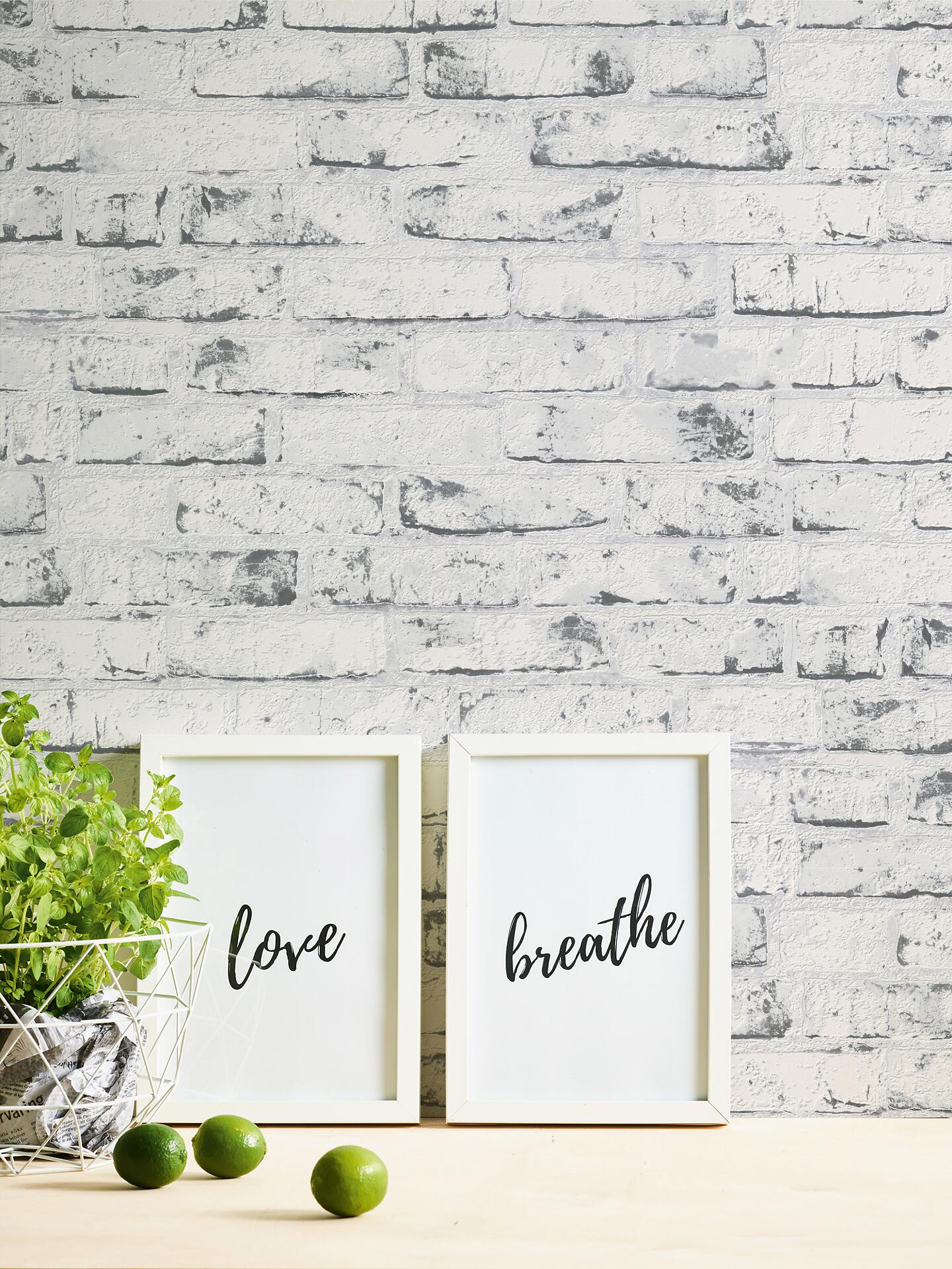 A.S.Creation Vliestapete Best of Wood`n Stone 2nd Edition Steine grau B/L: ca. 53x1005 cm