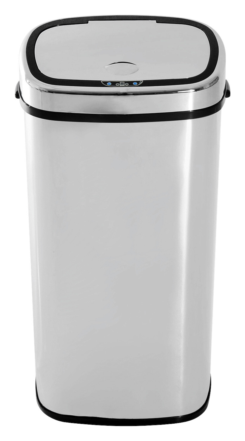 HOMCOM Mülleimer mit Sensor silber B/H/L: ca. 29,5x78x40,5 cm