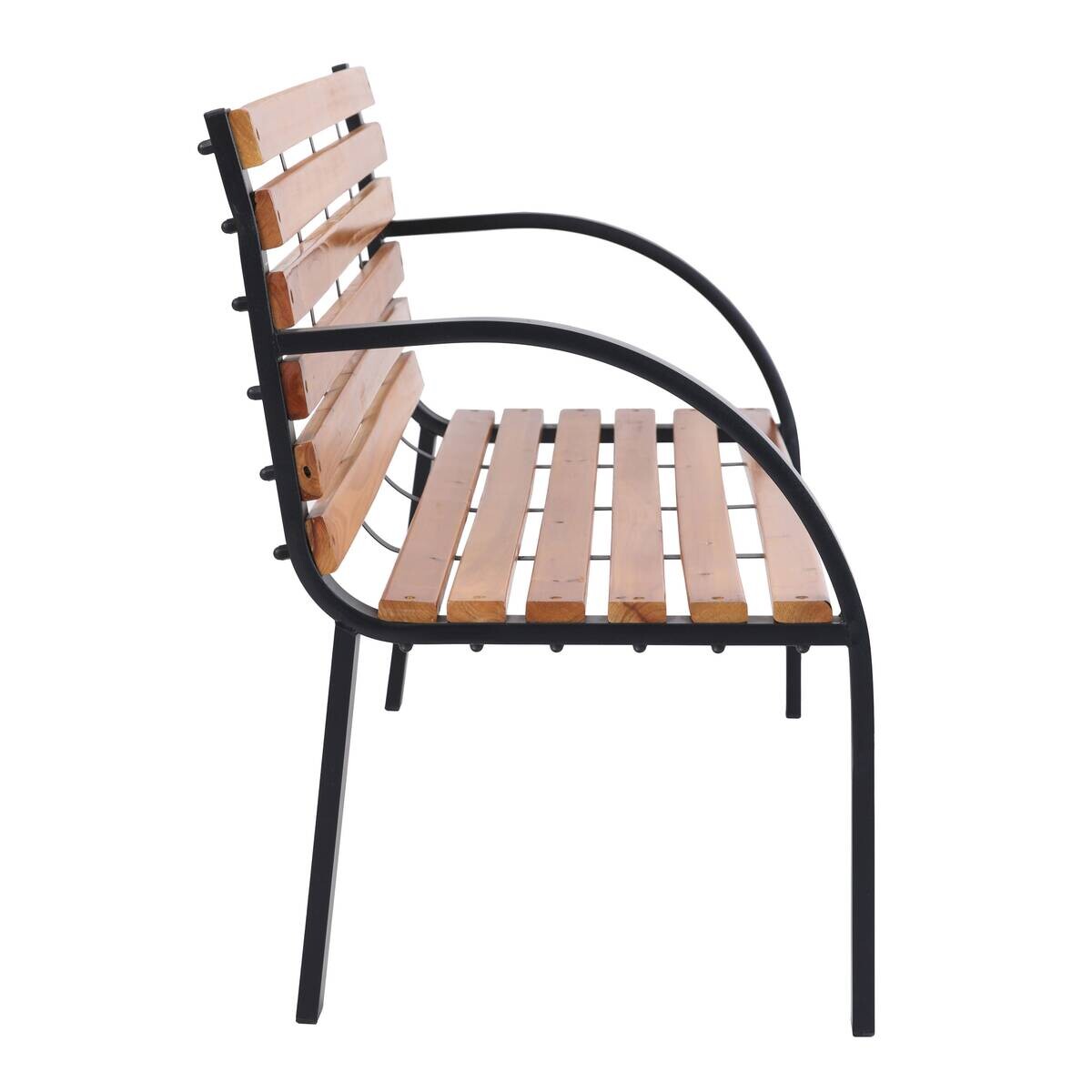 AXI Outdoor Living Gartenbank Otis braun Metall B/H/L: ca. 60x83x122 cm