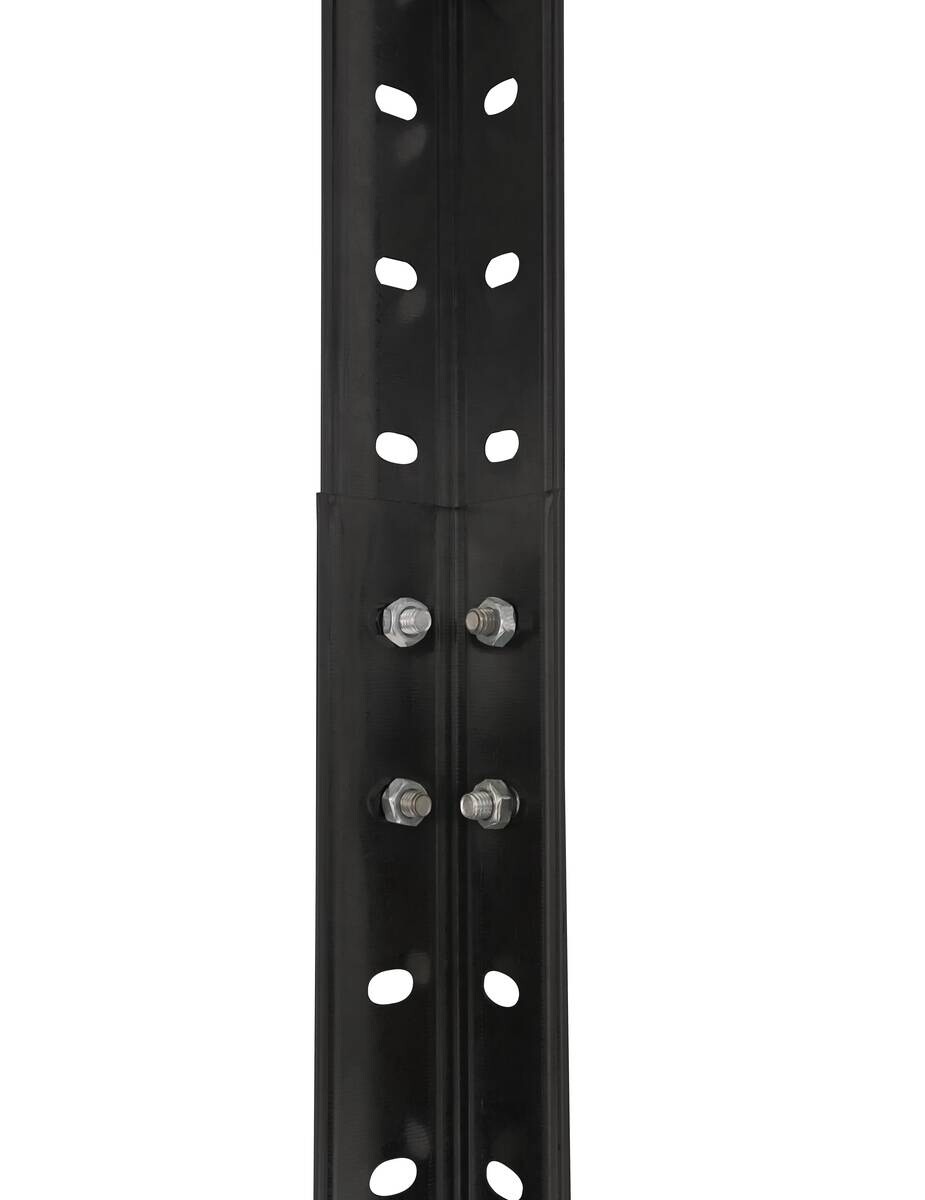 Schraubregal schwarz B/H/T: ca. 90x180x60 cm