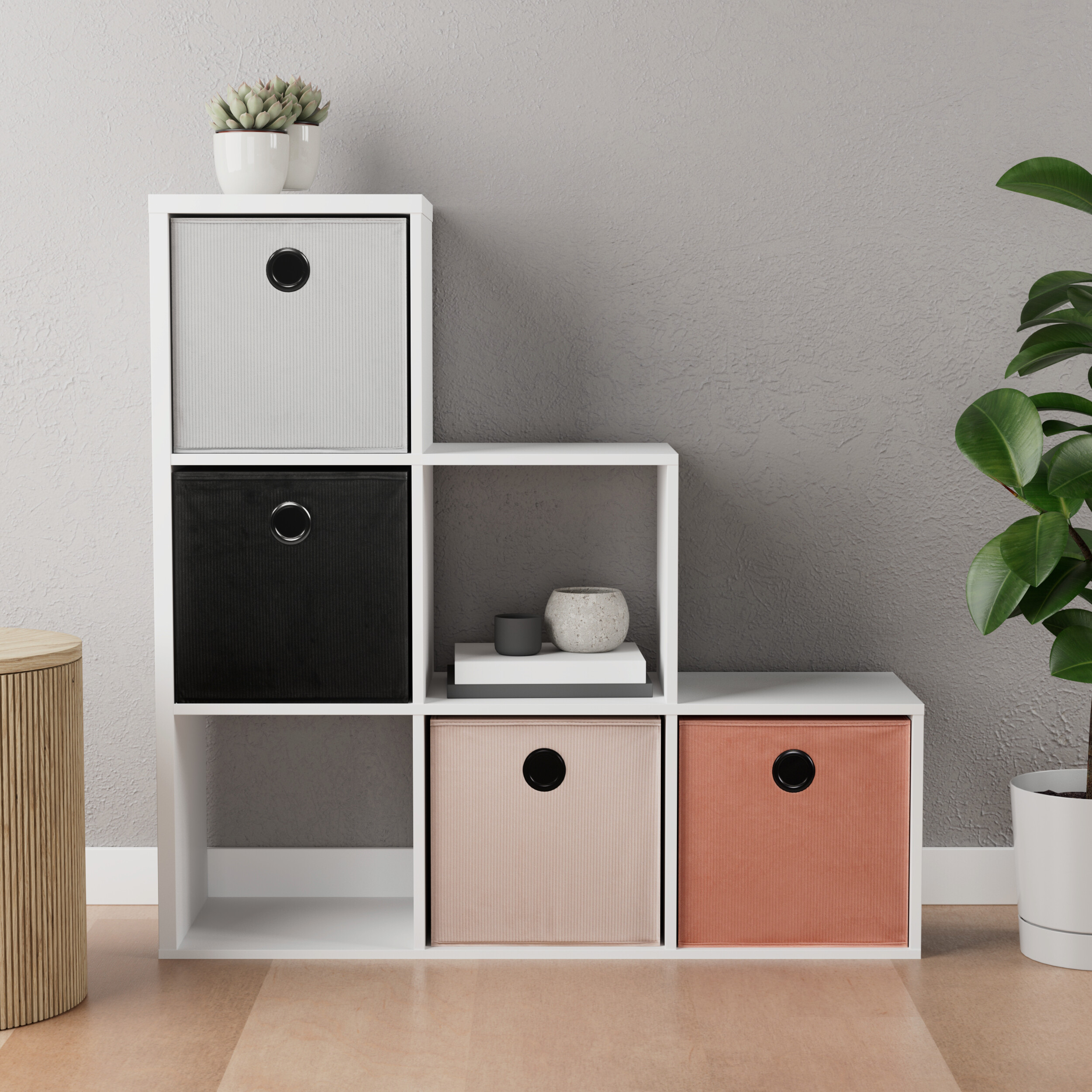 Stufenregal Max Step weiß B/H/T: ca. 106x107x33 cm Stufenregal Max Step weiß B/H/T: ca. 106x107x33 cm