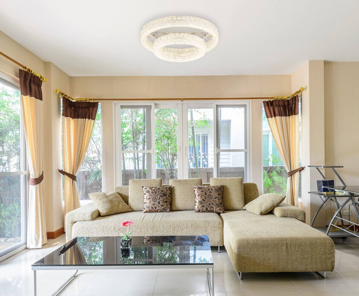 GLOBO Deckenleuchte klar Chrom Metall Glas Acryl H/D: ca. 19,5x60 cm 1 Brennstellen