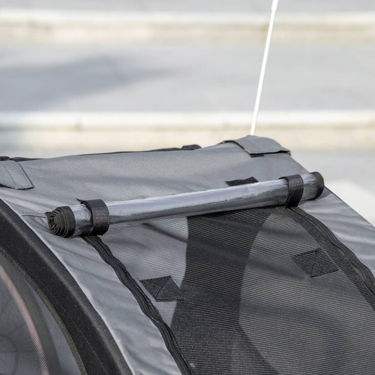 PawHut Hunde-Zubehör schwarz Edelstahl B/H/L: ca. 71x140x83 cm