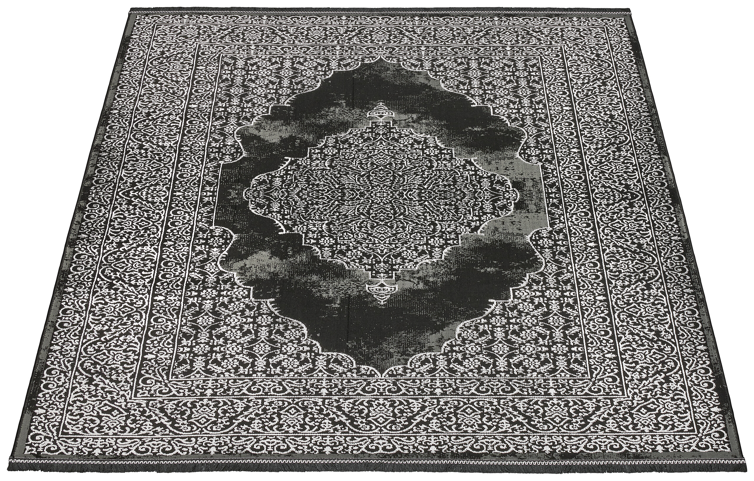 Webteppich Salsa schwarz B/L: ca. 160x230 cm