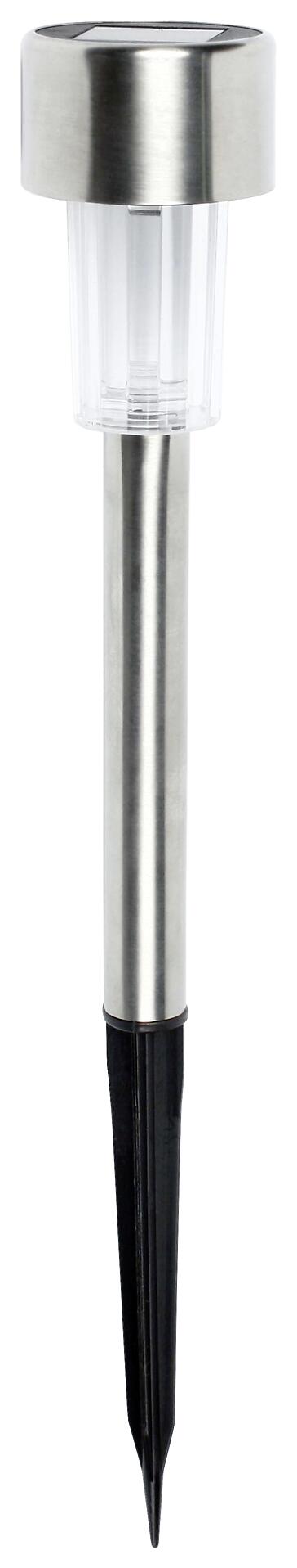 Solarleuchte Edelstahl Edelstahl H/D: ca. 29,5x4,5 cm