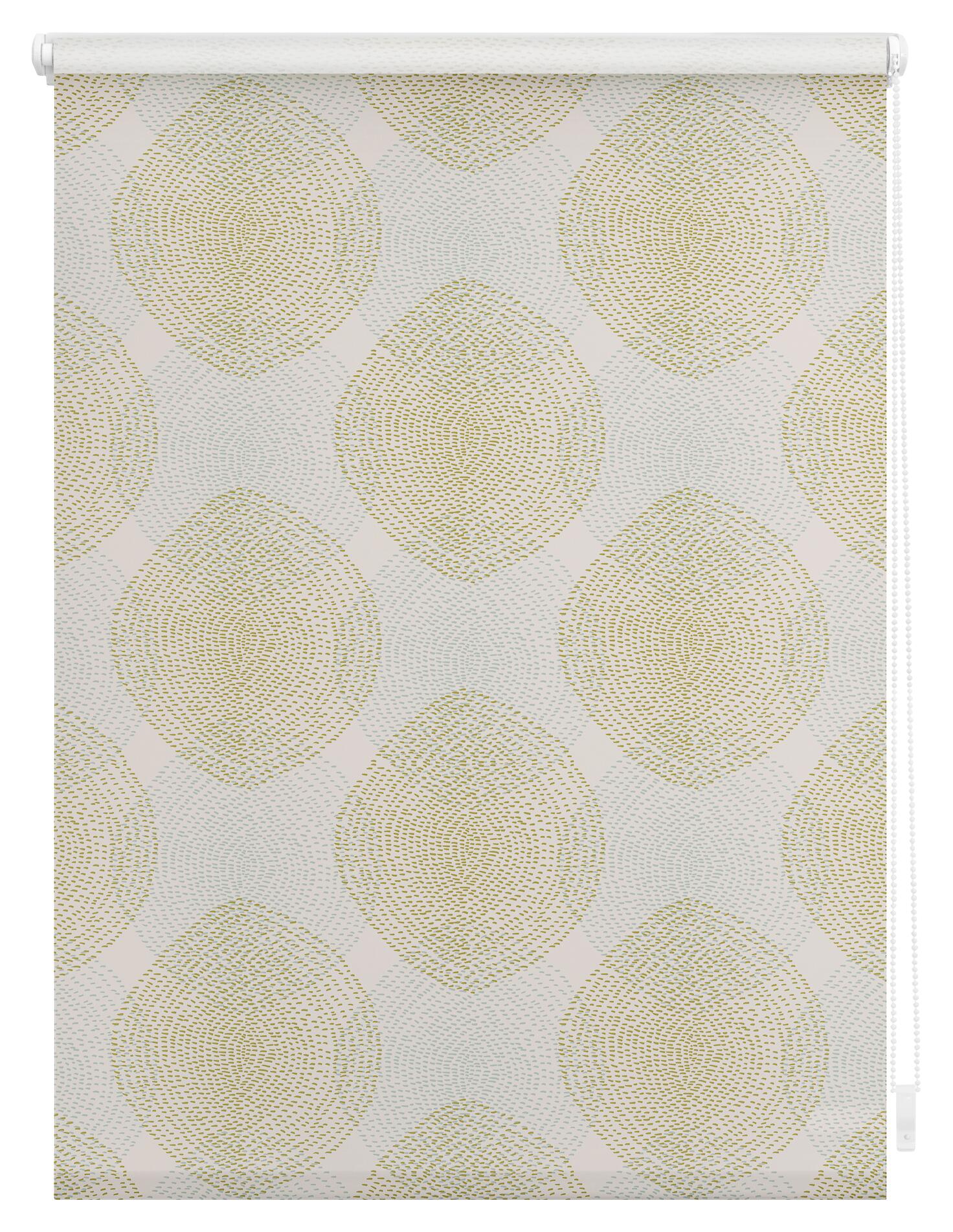 LICHTBLICK Verdunkelungsrollo Stripy Boho Drop beige B/L: ca. 70x150 cm