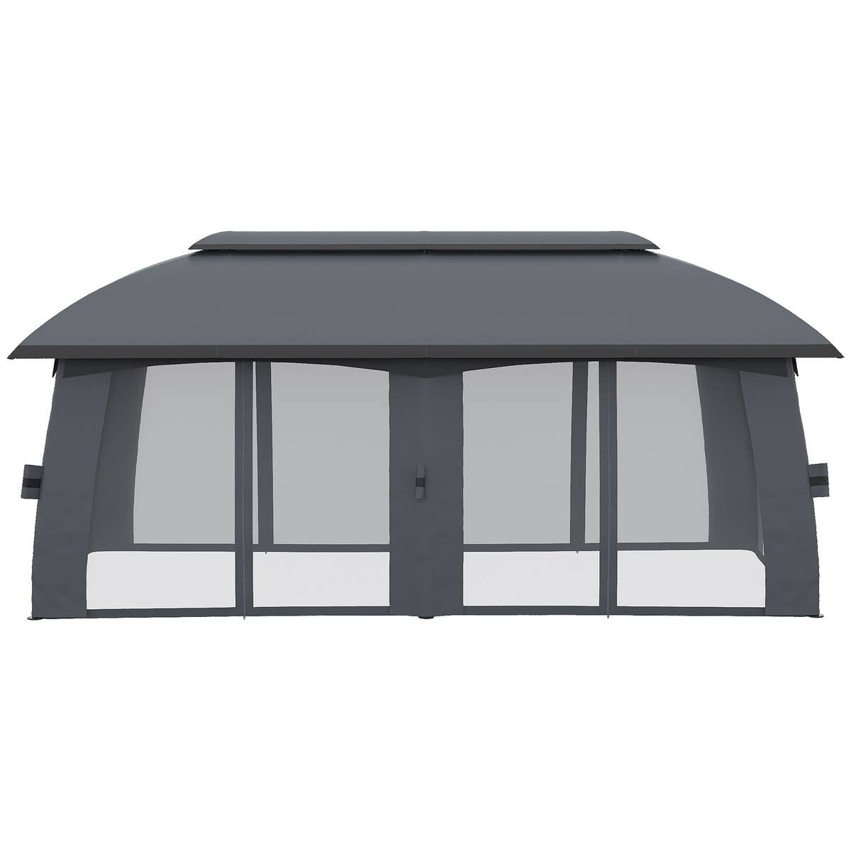 Outsunny Pavillon dunkelgrau Nylon B/H/L: ca. 600x278x300 cm