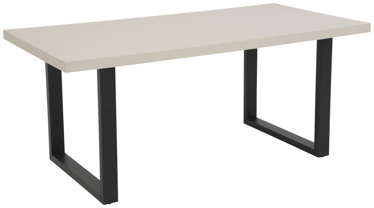 Esstisch Meran schwarz Cashmere B/H/T: ca. 180x76x90 cm