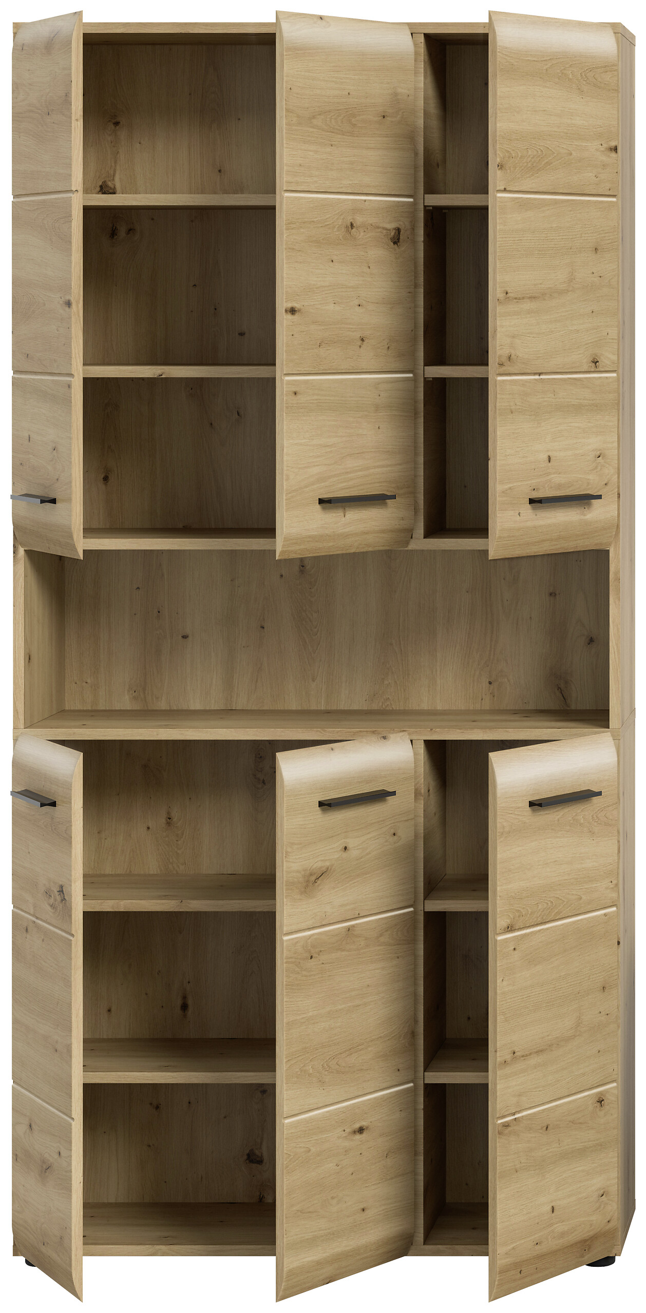 Mehrzweckschrank Ice Artisan Oak Nachbildung B/H/T: ca. 90x185x30 cm