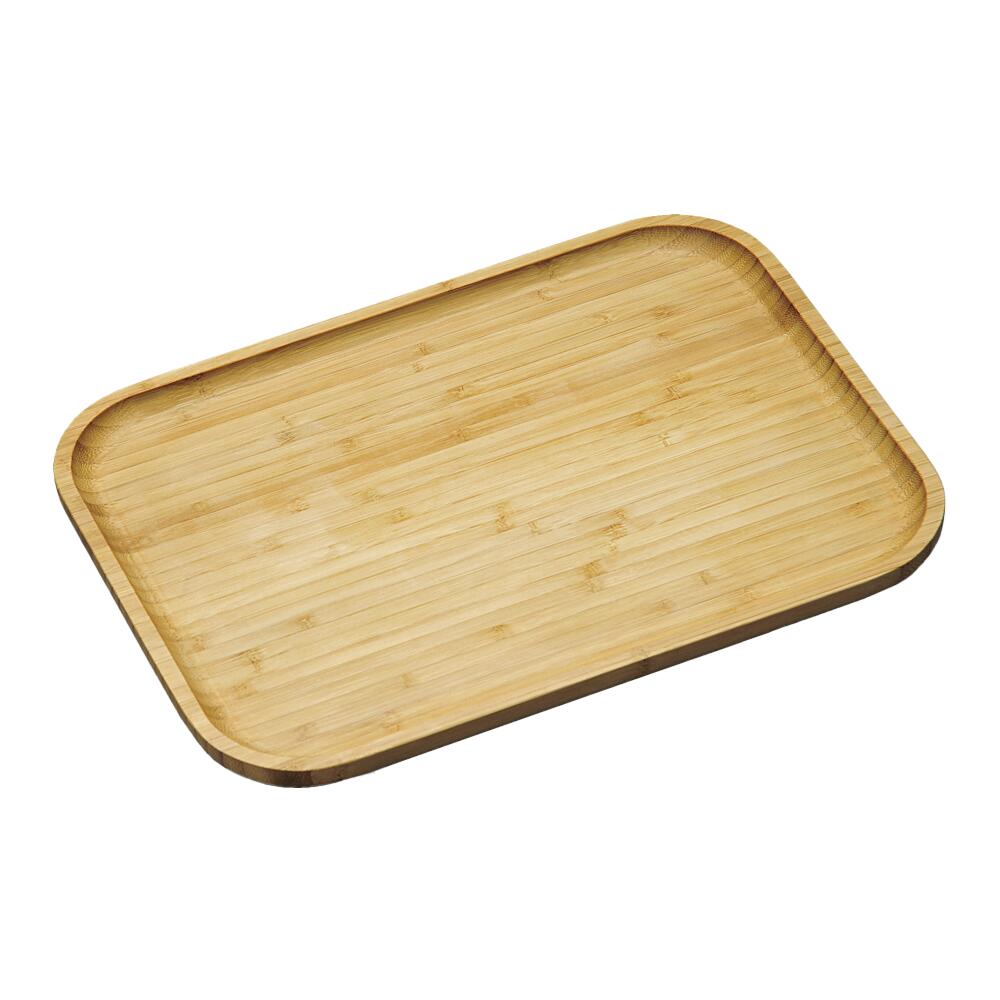 Kesper Servierbrett natur Bambus B/H/L: ca. 27,5x37,5x2 cm