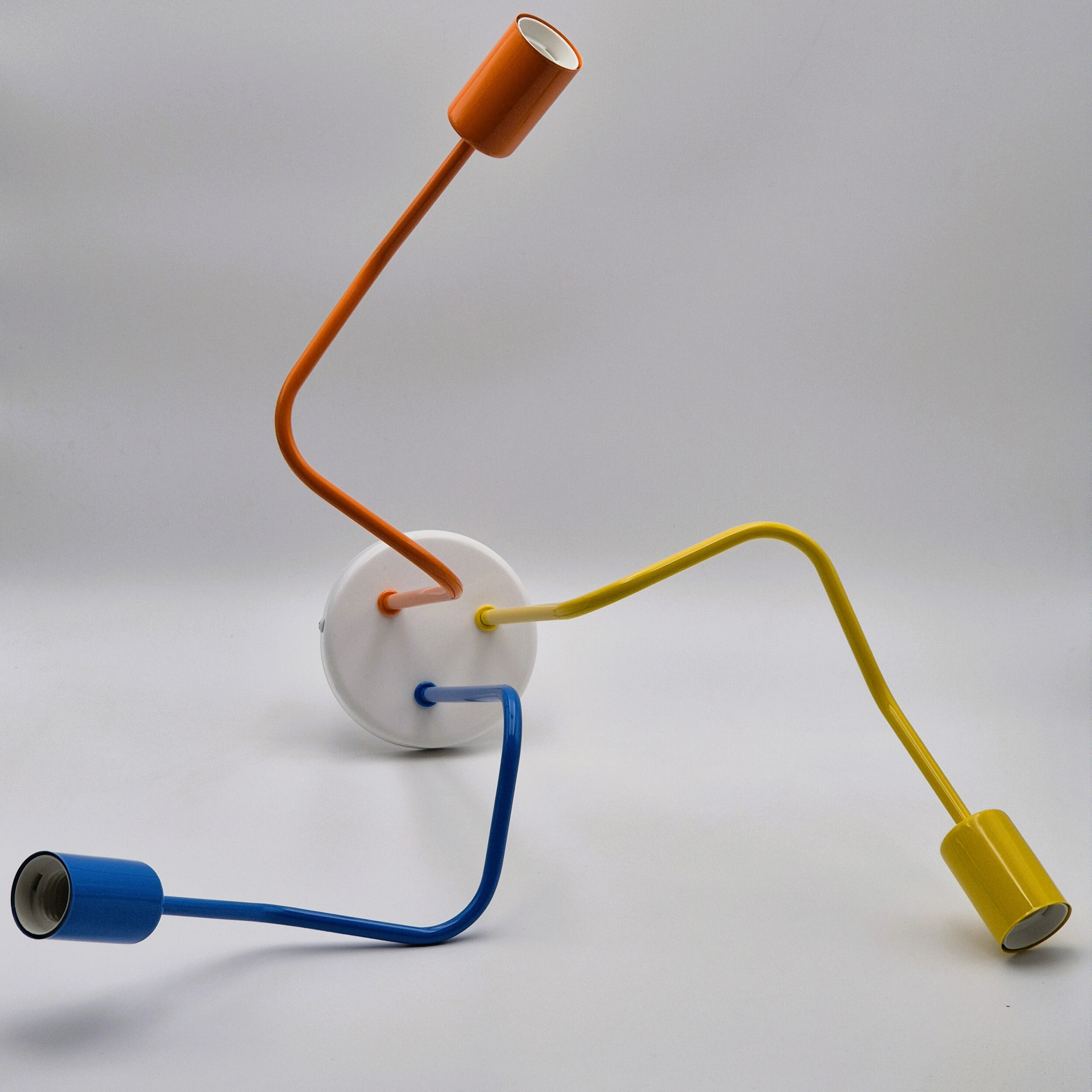 Lamkur Hängeleuchte mehrfarbig Stahl B/H/L: ca. 55x40x55 cm E27 3 Brennstellen