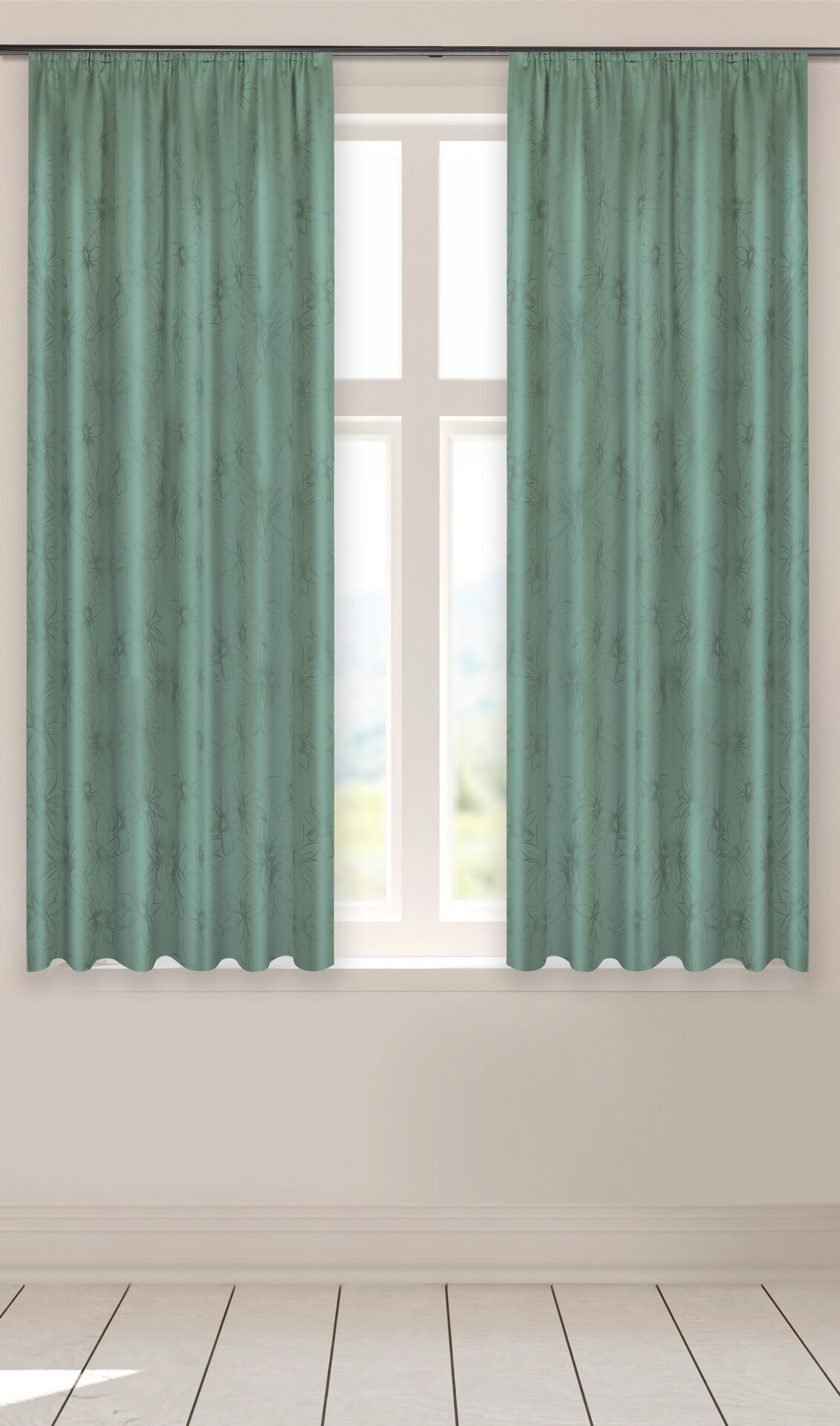 Acus Dekovorhang Paradiso salbei B/L: ca. 140x175 cm