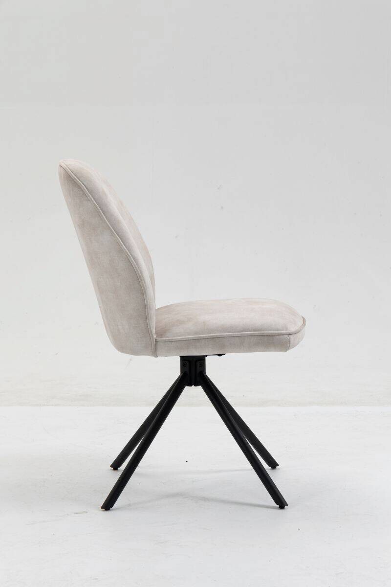 Stuhl Mailand weiß Microfaser B/H/T: ca. 53x89x64 cm