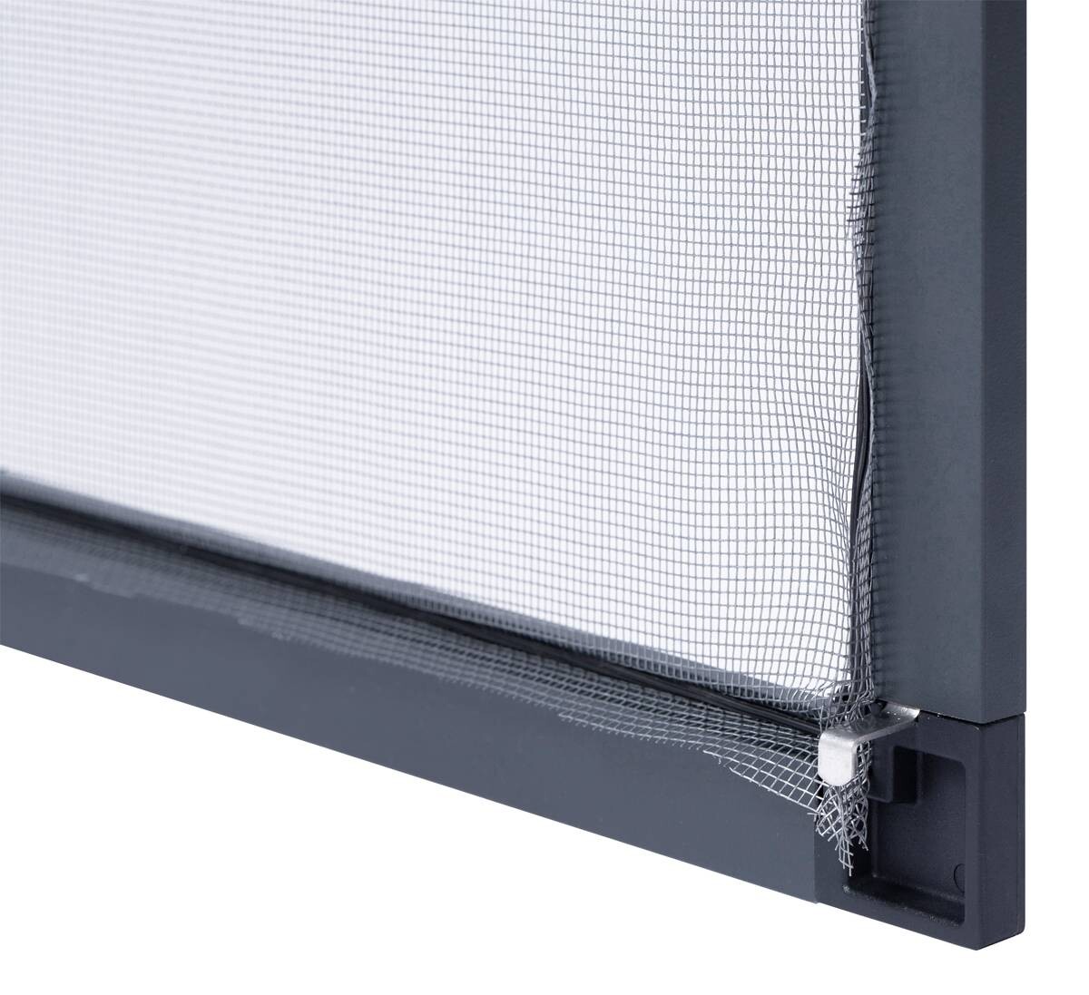 Fliegengitter anthrazit B/L: ca. 100x120 cm