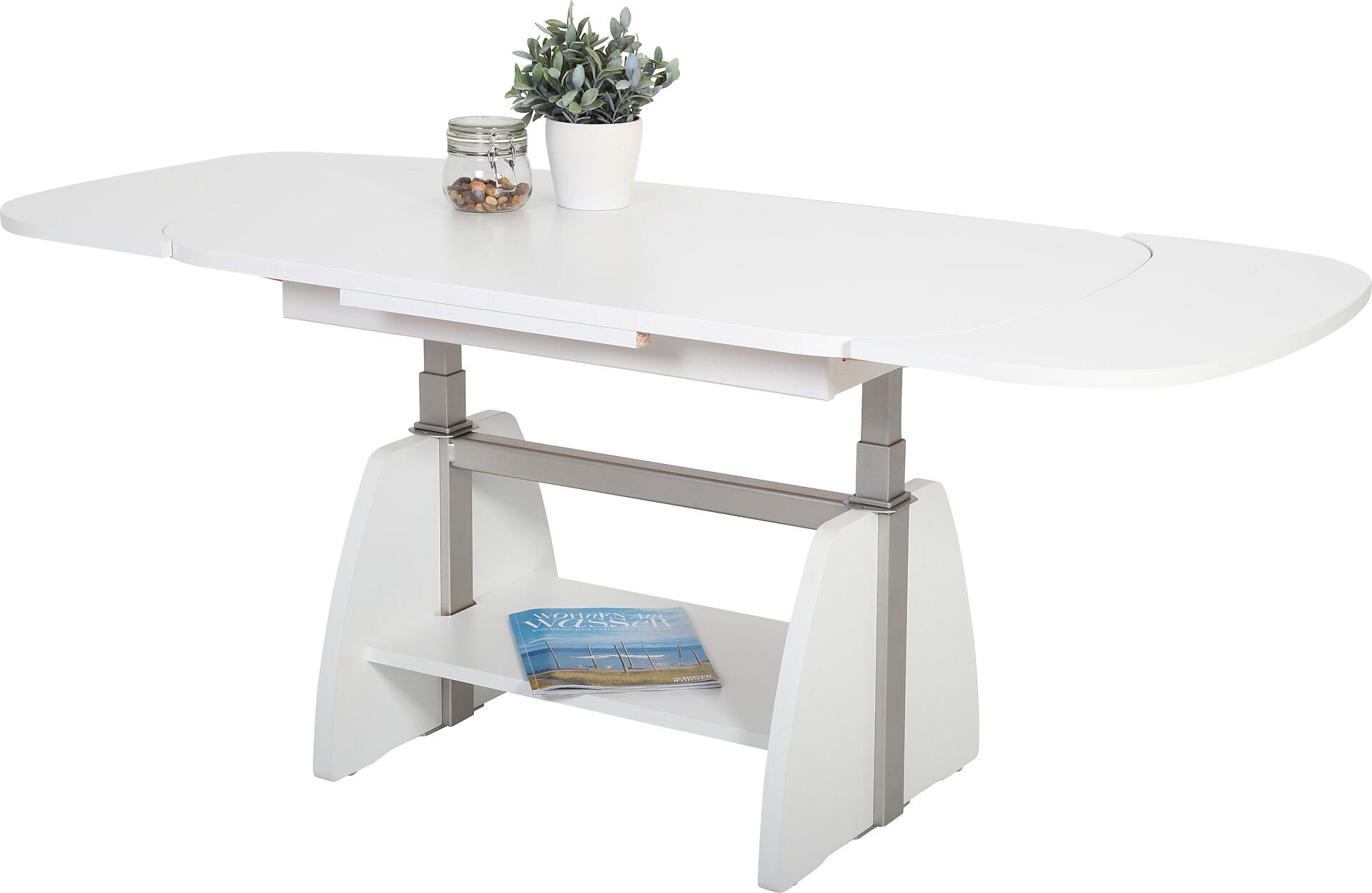 Couchtisch Colin weiß B/H/T: ca. 107x53x67 cm