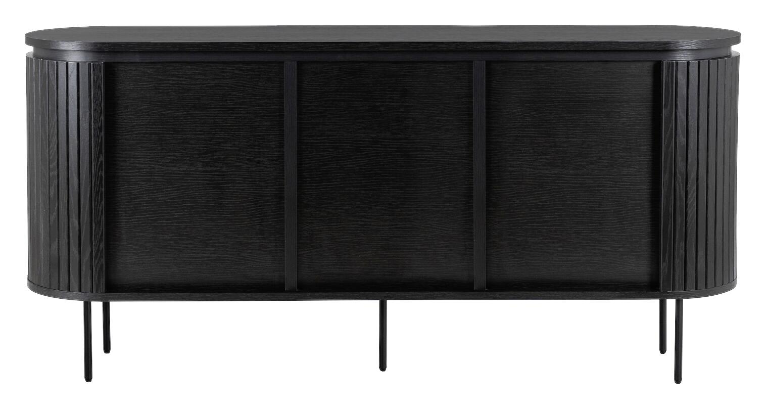 Kommode ALBERI schwarz B/H/T: ca. 160x76x40 cm