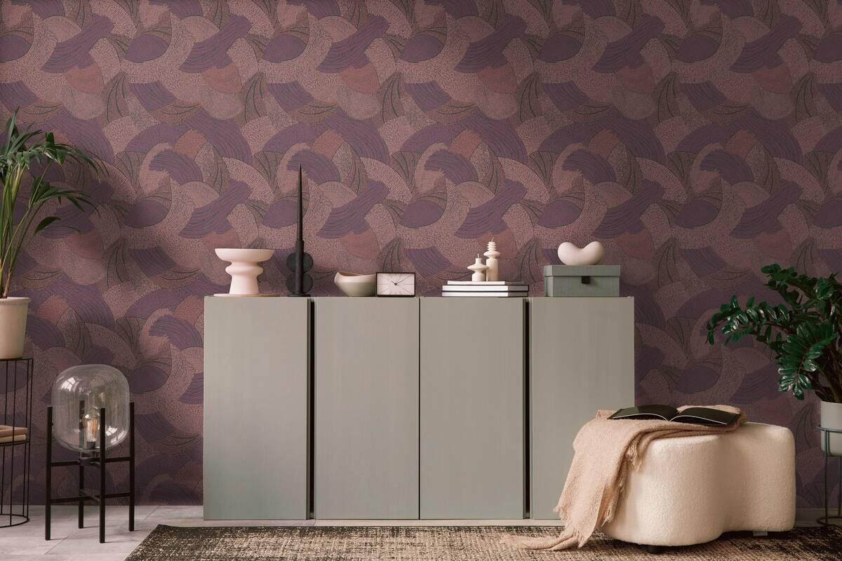 A.S.Creation Vliestapete rot B/H/D: ca. 53x1005x9,2 cm