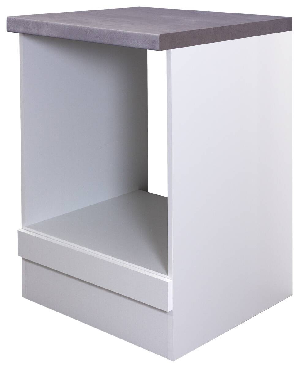 Herdumbauschrank Vita weiß matt B/H/T: ca. 60x85x60 cm