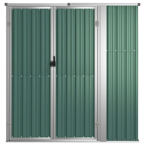 vidaXL Geräteschuppen grün B/H/T: ca. 161x161x89 cm