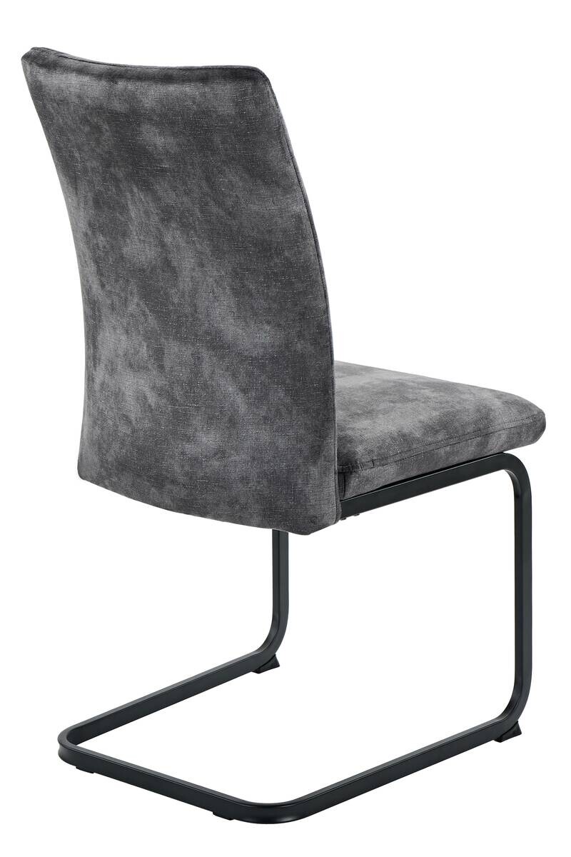 Schwingstuhl Gela anthrazit Microfaser B/H/T: ca. 49x98x62 cm