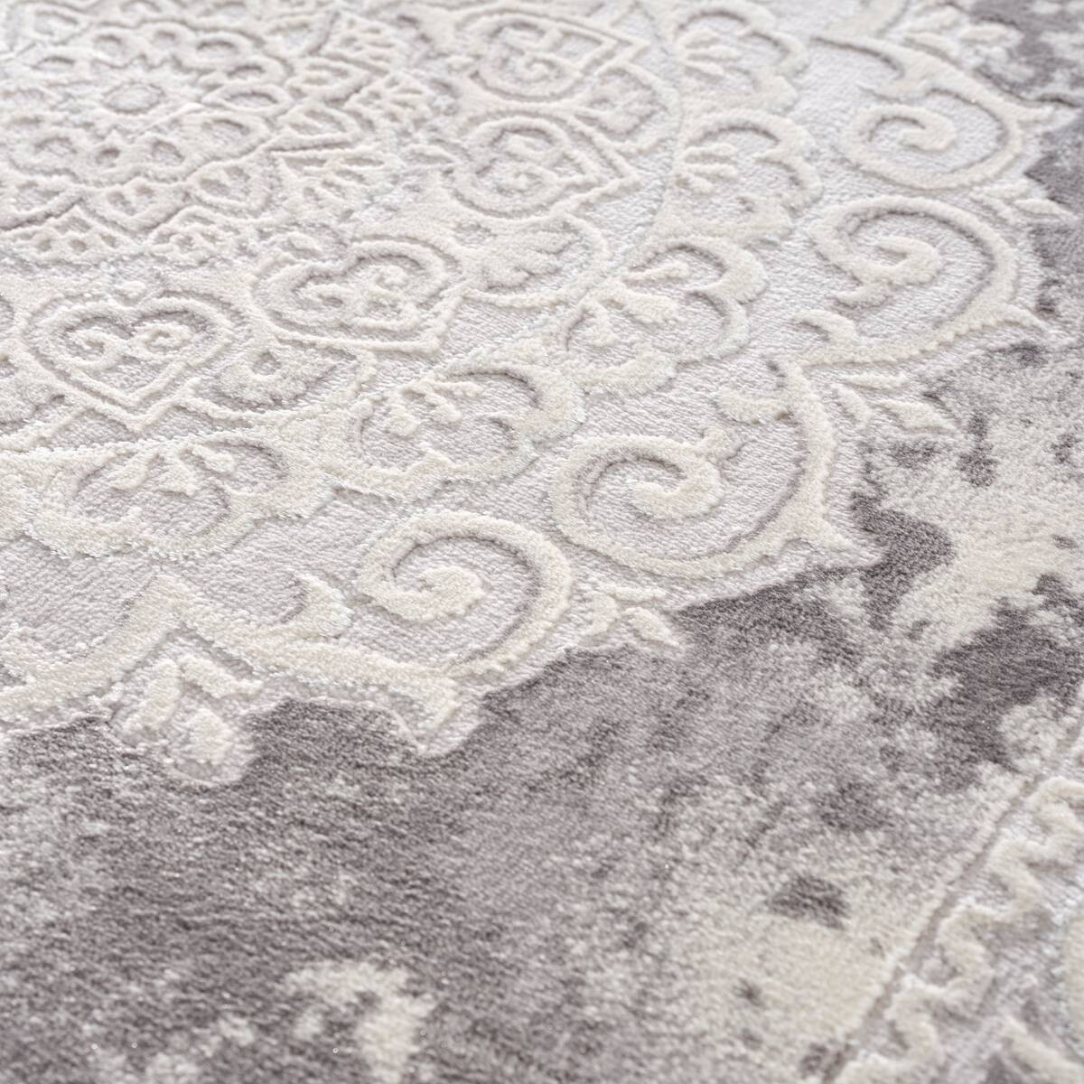 Sanat Teppich Harmony hellgrau B/L: ca. 80x150 cm