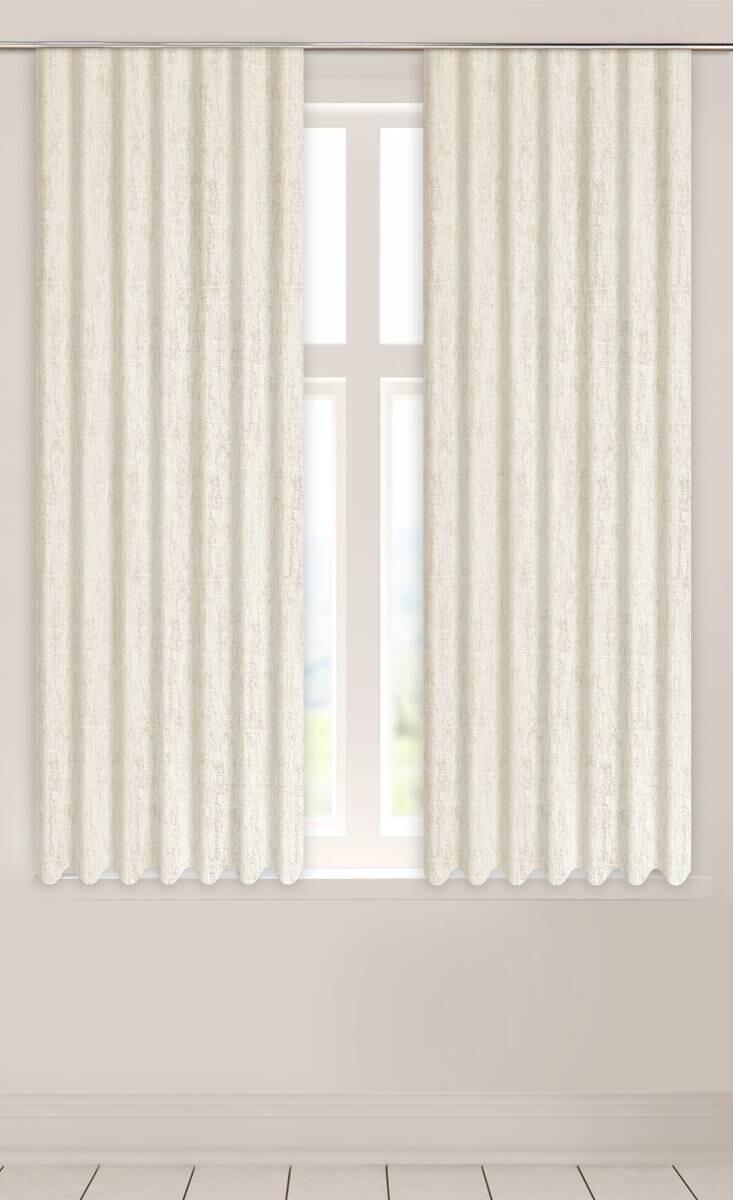 Dekovorhang Eden champagner B/L: ca. 135x175 cm