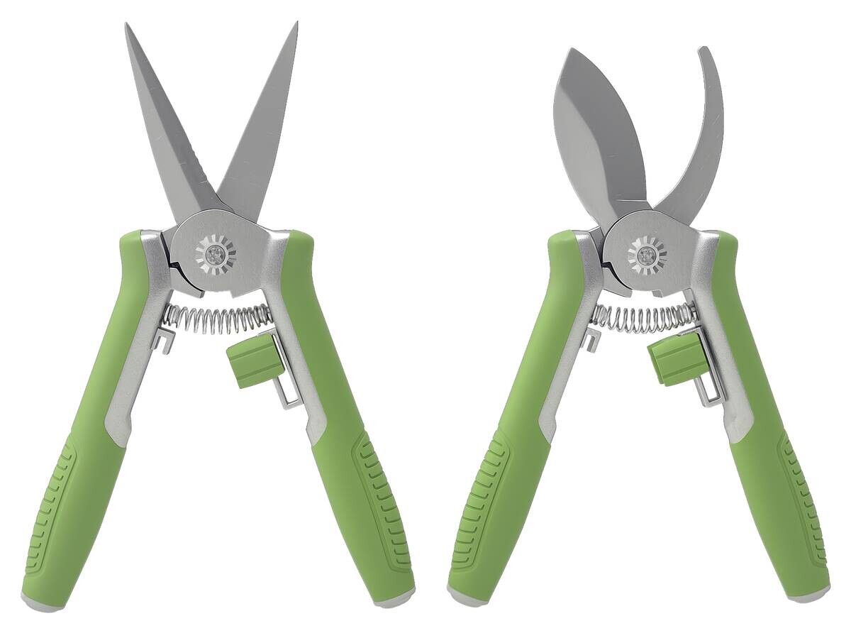 Outsunny Gartenwerkzeug Set grün Aluminium B/H/L: ca. 4,5x1,5x16,5 cm