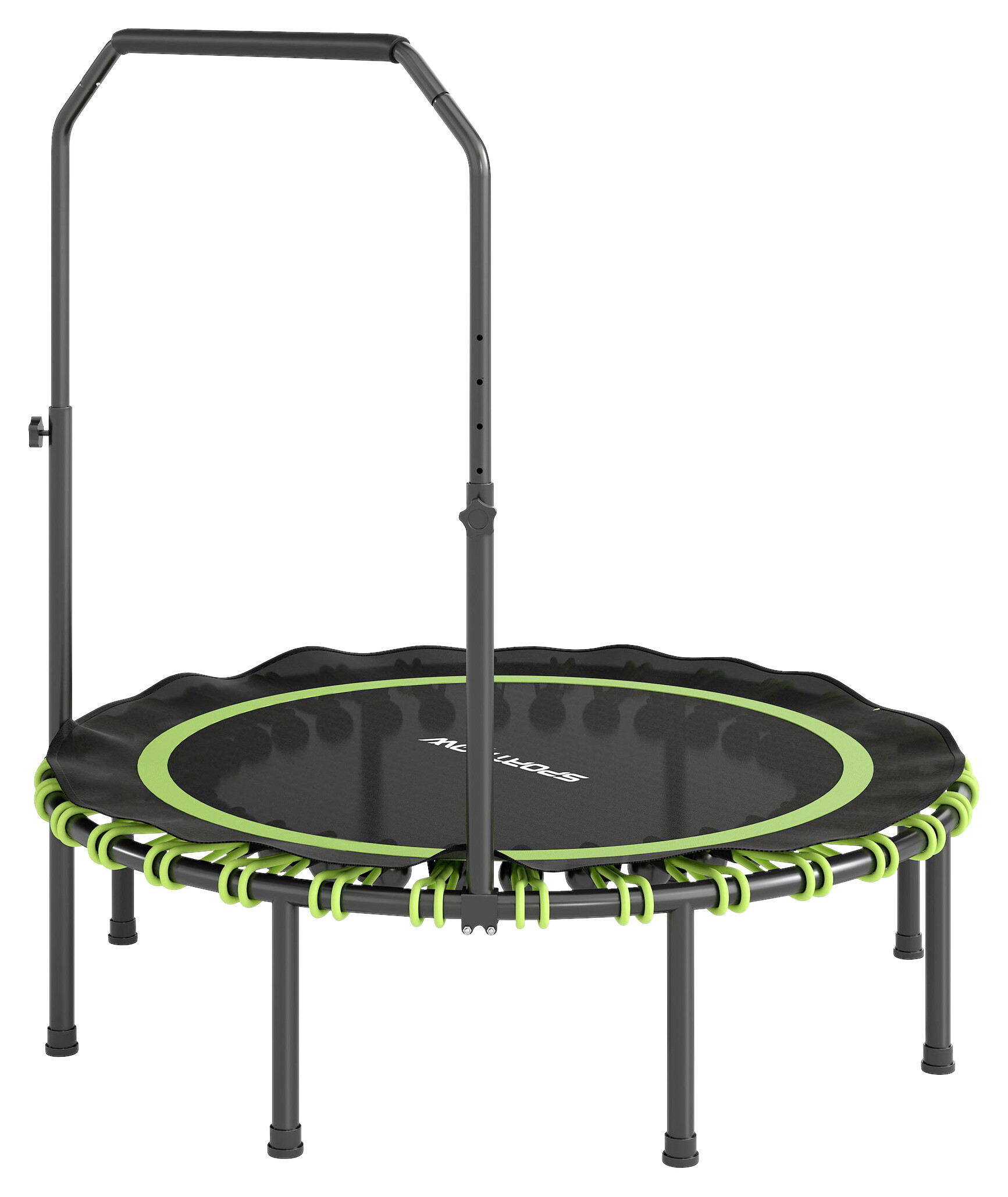 SPORTNOW Fitness Trampolin schwarz B/H/L: ca. 122x129x122 cm