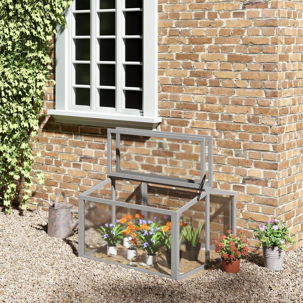 Outsunny Frühbeet B/H/L: ca. 80x58x90 cm