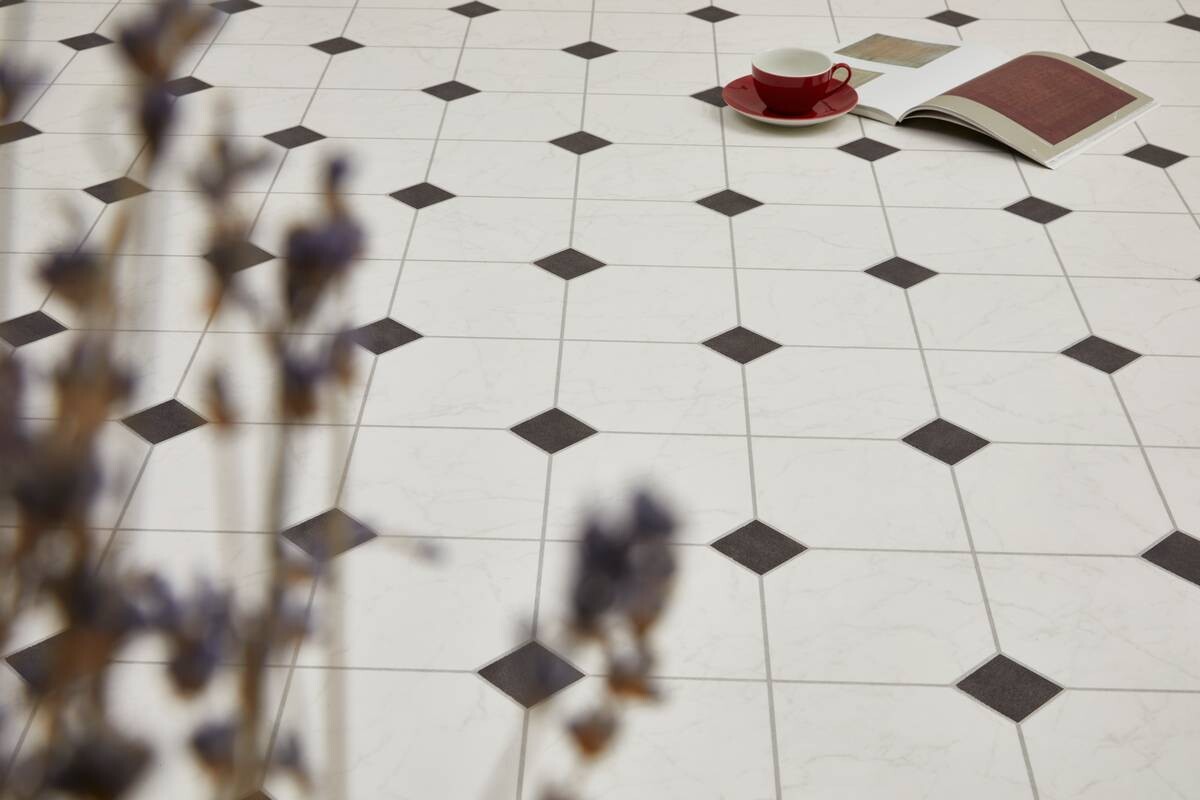 Vinylboden Strong Fliese B/L: ca. 200x300 cm pro Stück