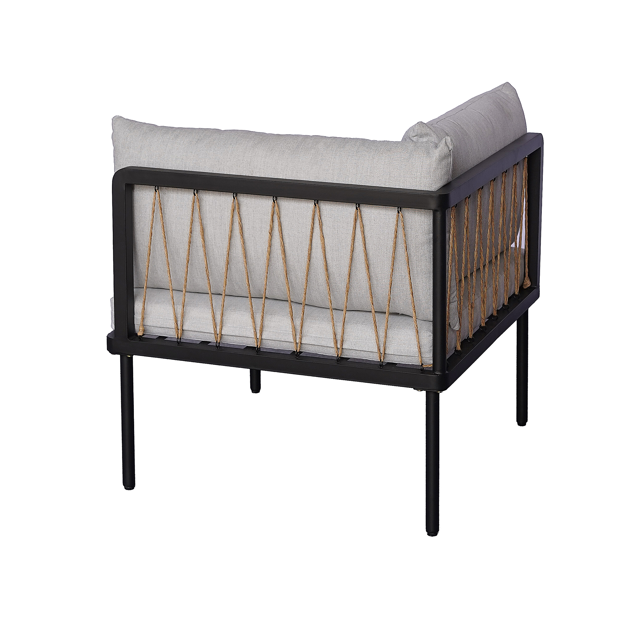 POCOline Gartensitzgruppe grau Akazie