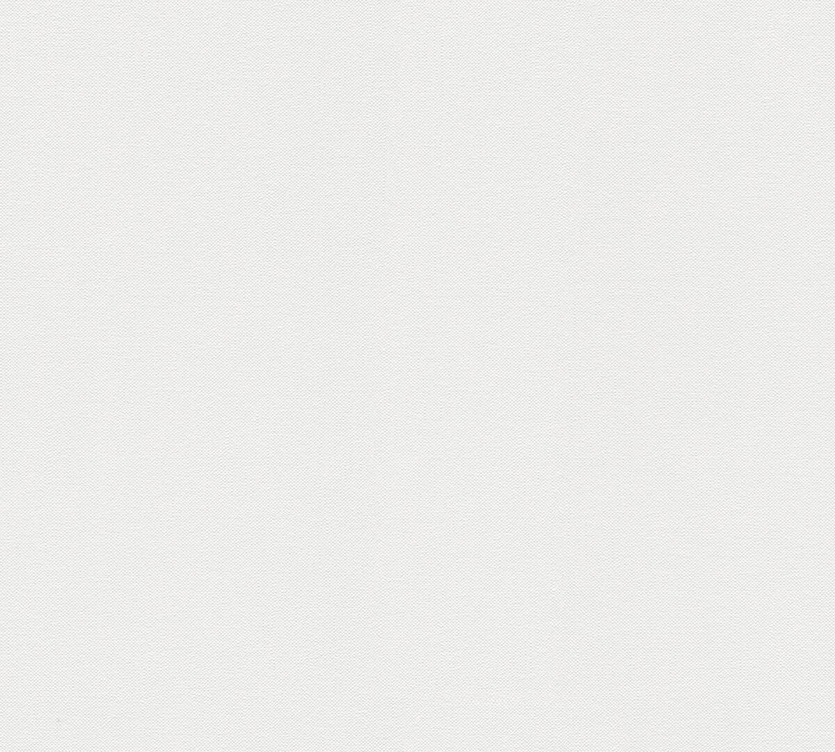 A.S.Creation Vliestapete Black & White Uni weiß B/L: ca. 53x1005 cm