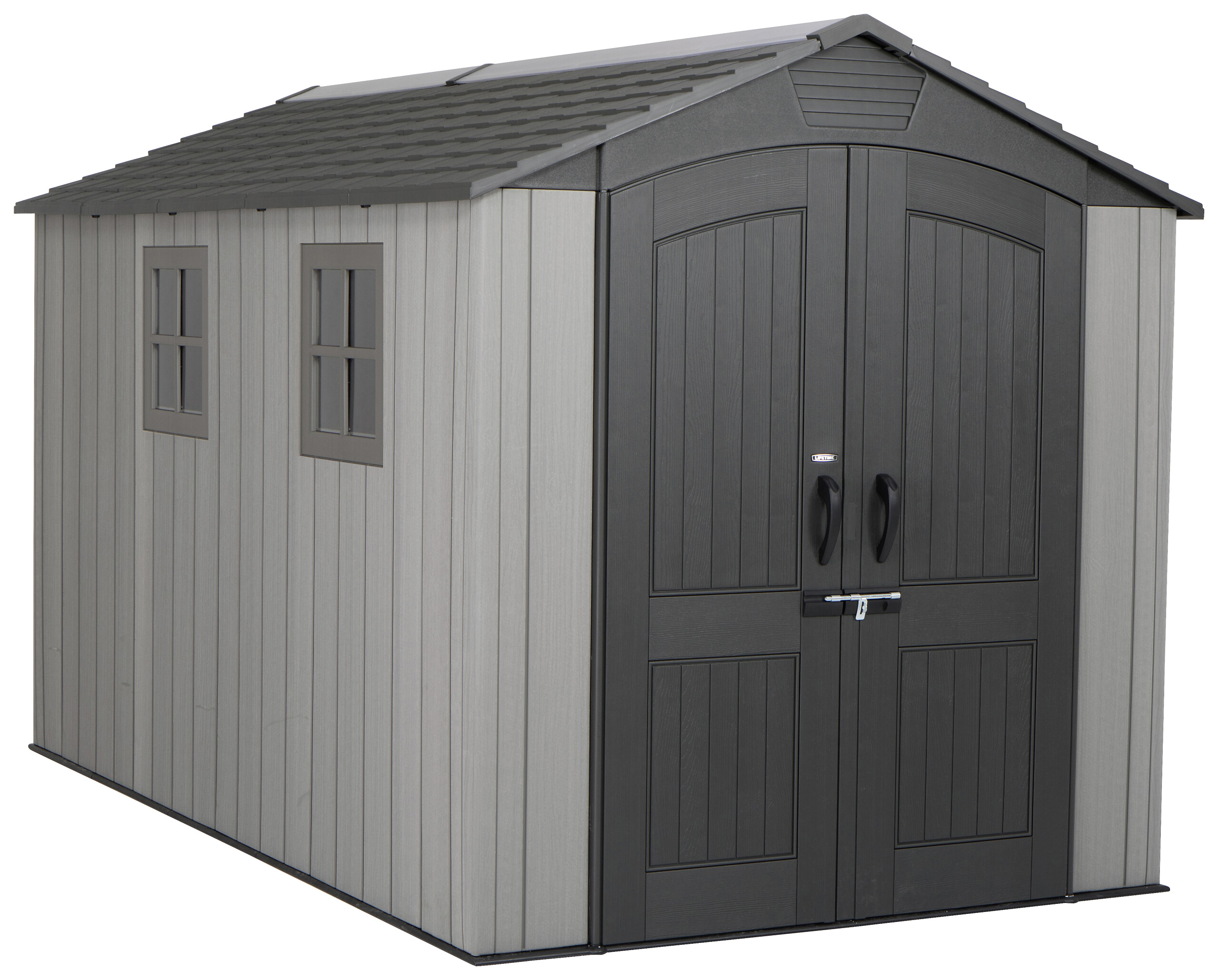 Lifetime Gartenhaus Terra grau B/H/L: ca. 213x228x356 cm