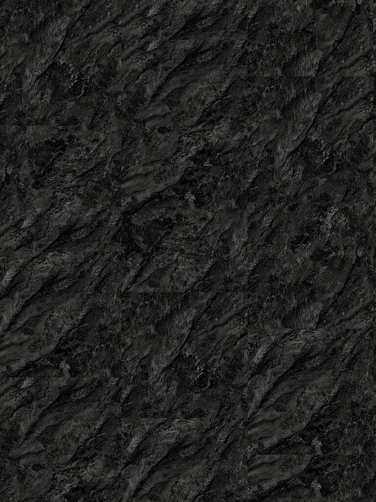 Vinylfliese Black Slate, ca. 1,045 m² im Paket B/L: ca. 45,72x45,72 cm
