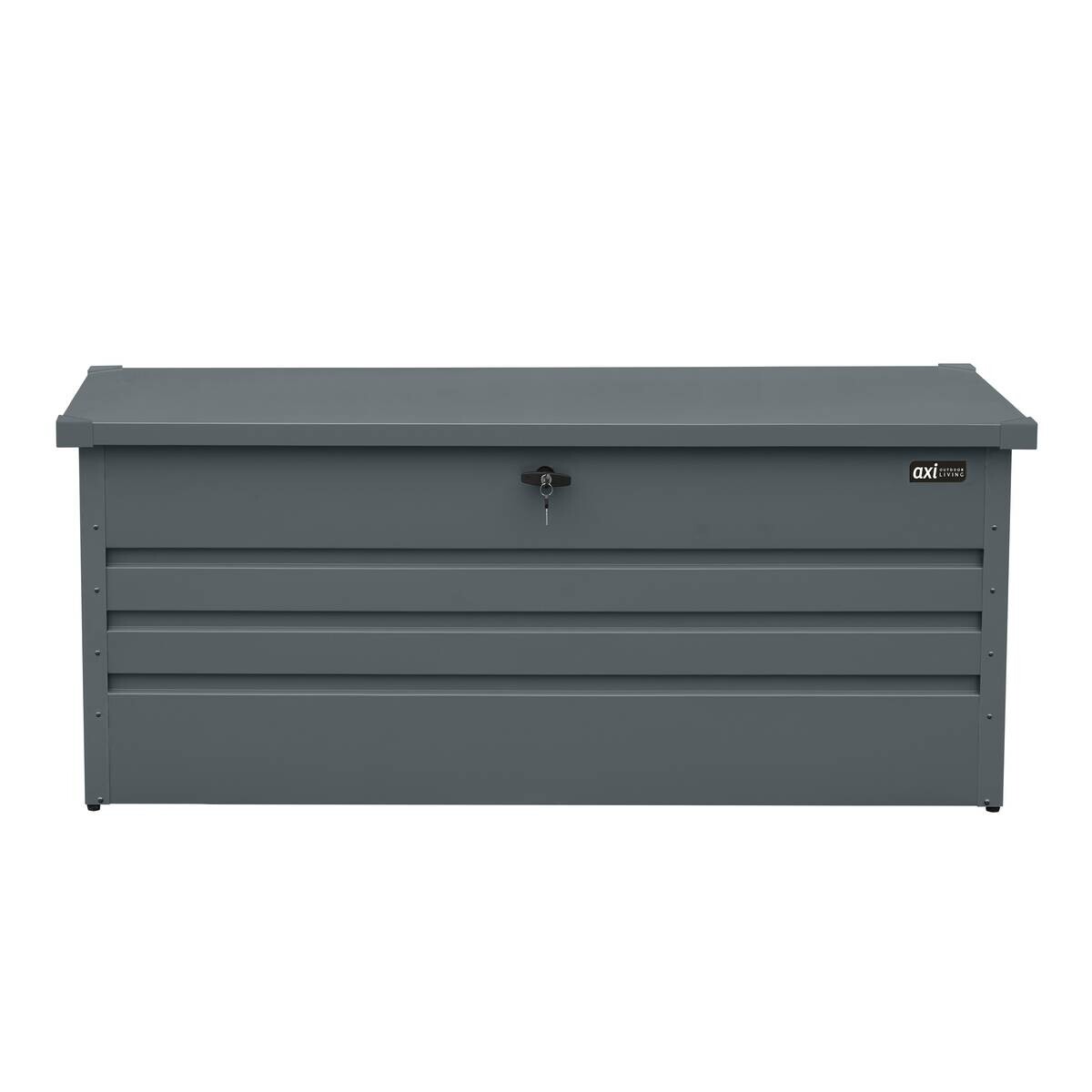 AXI Outdoor Living Gartenbox Miles anthrazit Metall B/H/L: ca. 70x62x165 cm