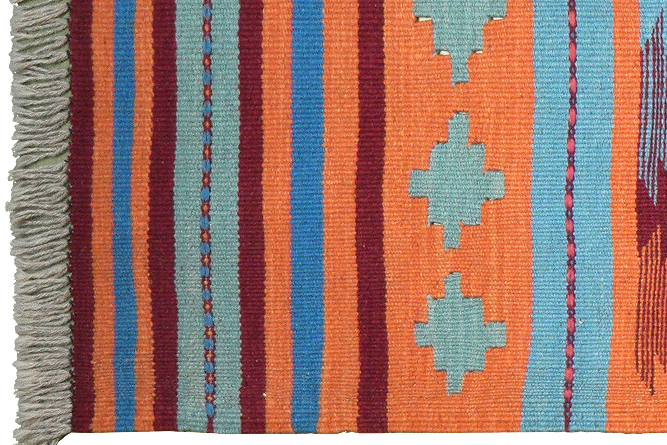 PersaTepp Teppich Kelim Gashgai bunt B/H/L: ca. 63x1x209 cm