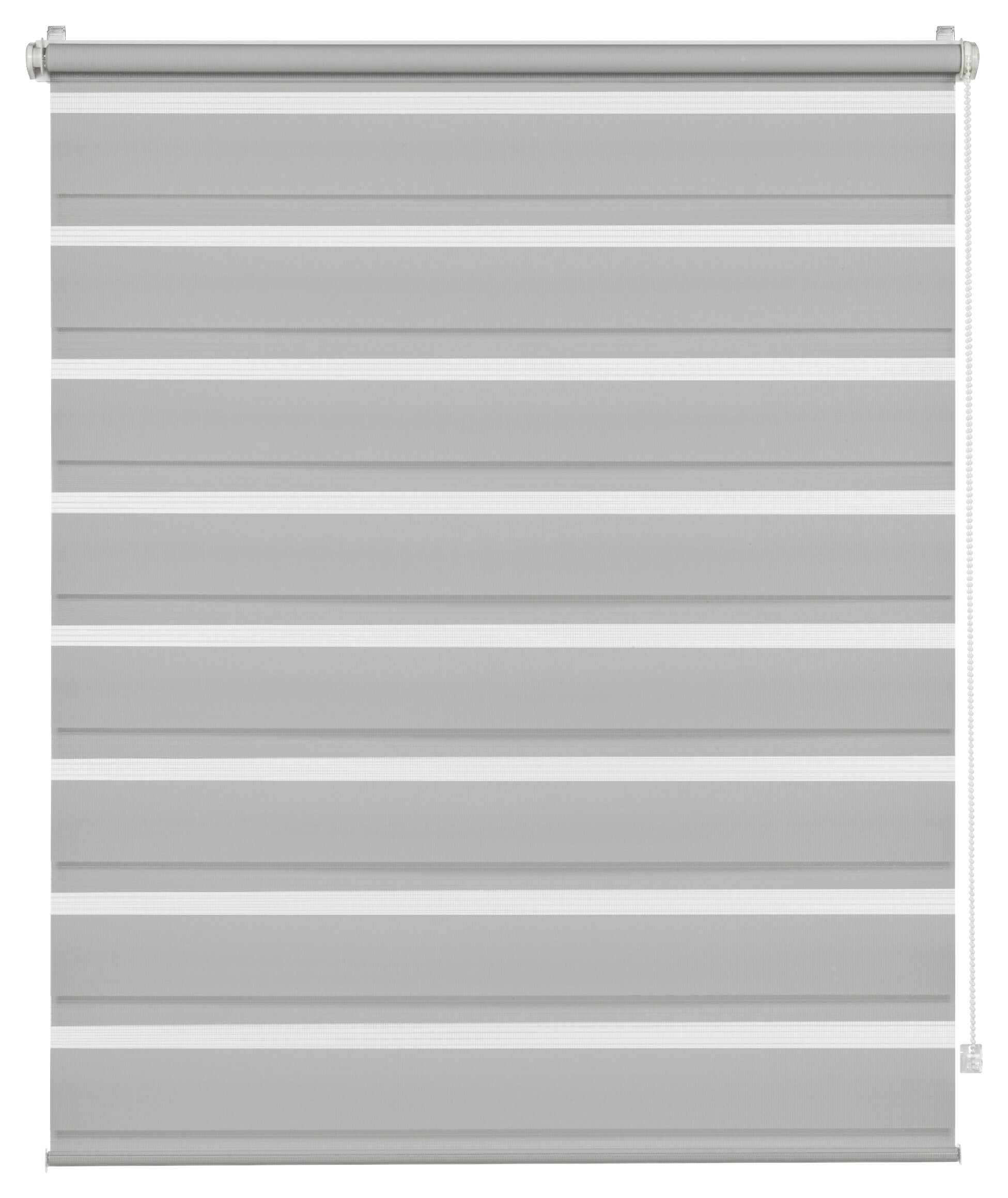 Doppelrollo Easyfix hellgrau B/L: ca. 45x150 cm