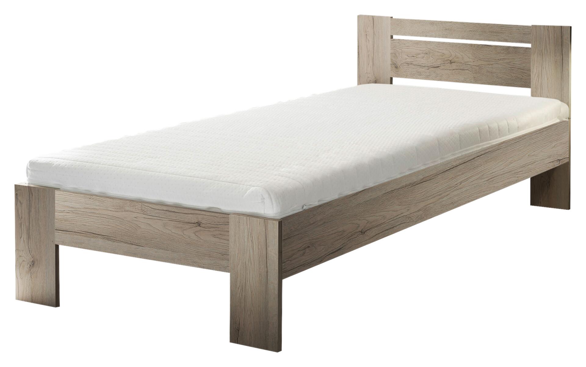 Futonbett Cannes Eiche San-Remo Nachbildung Liegefläche B/L: ca. 90x200 cm