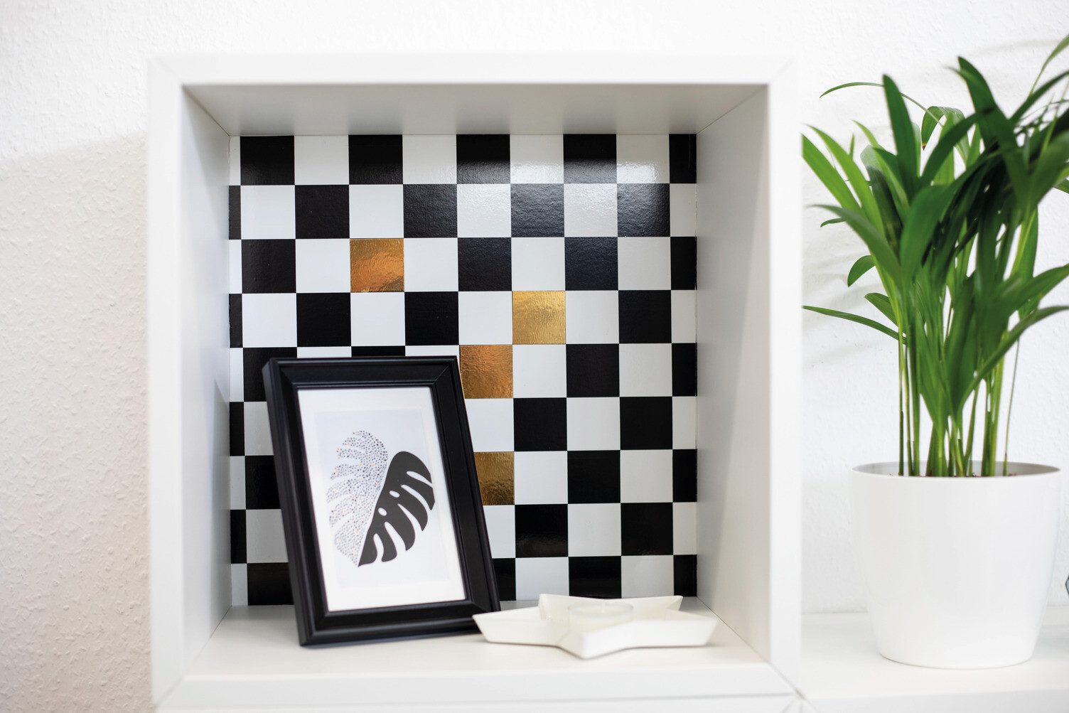 d-c-fix Dekofolie Monza schwarz weiß B/L: ca. 45x200 cm