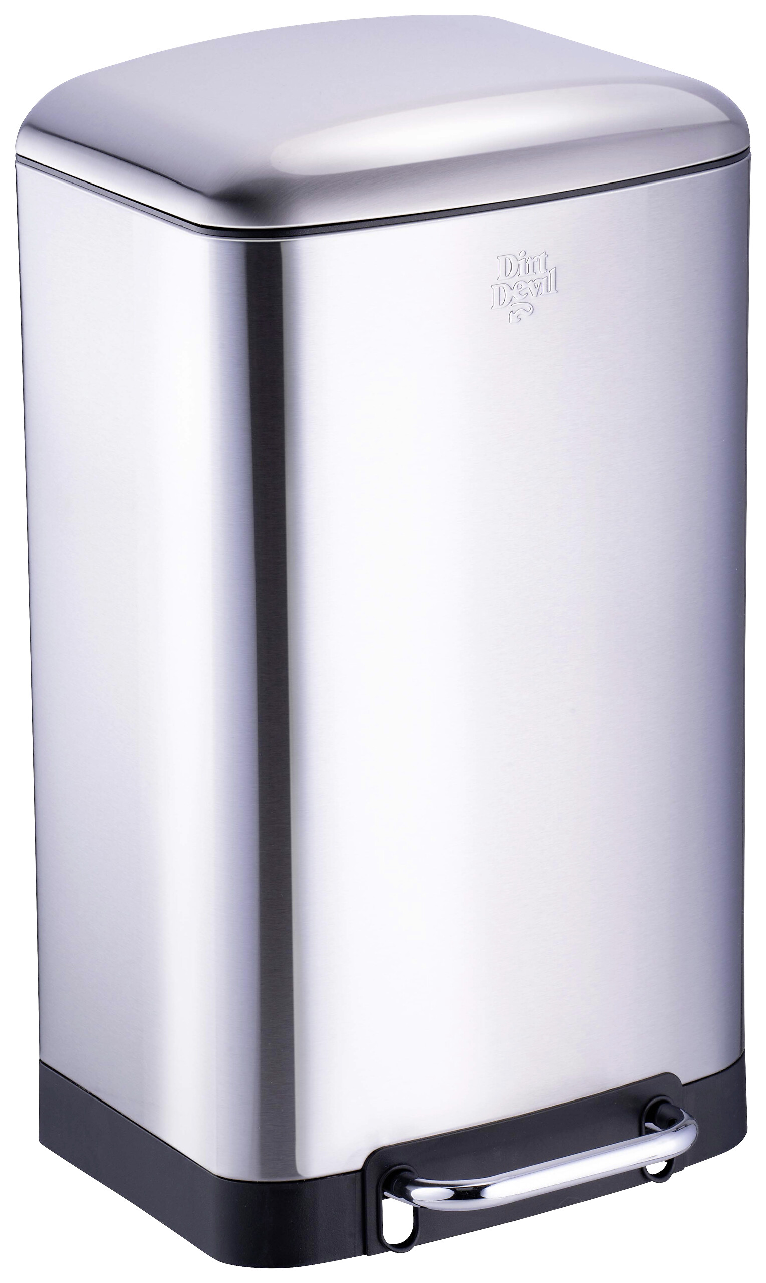 Dirt Devil Treteimer silber Edelstahl B/H/T: ca. 34,5x61,5x32,5 cm