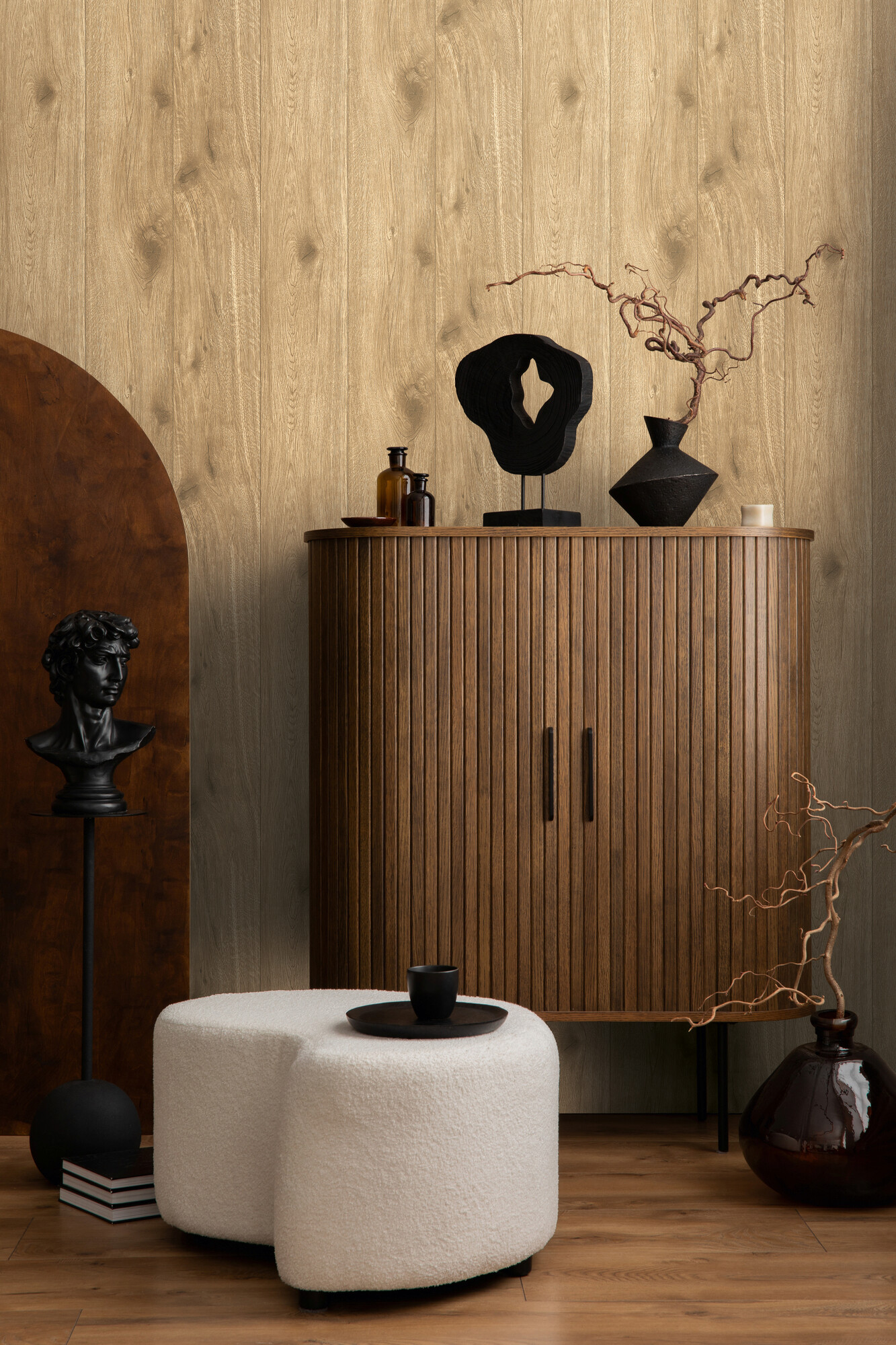 A.S.Creation Vliestapete beige B/H/D: ca. 53x1005x9,5 cm